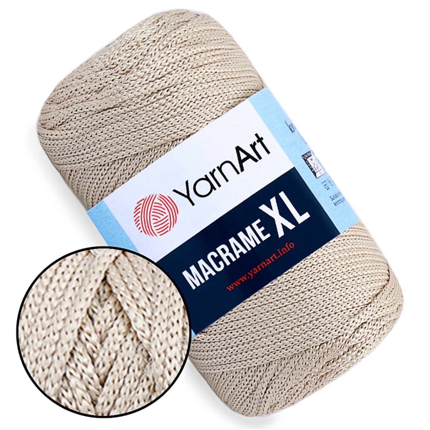 YarnArt Macrame XL, 30 colors, 8.82 oz / 142 yds