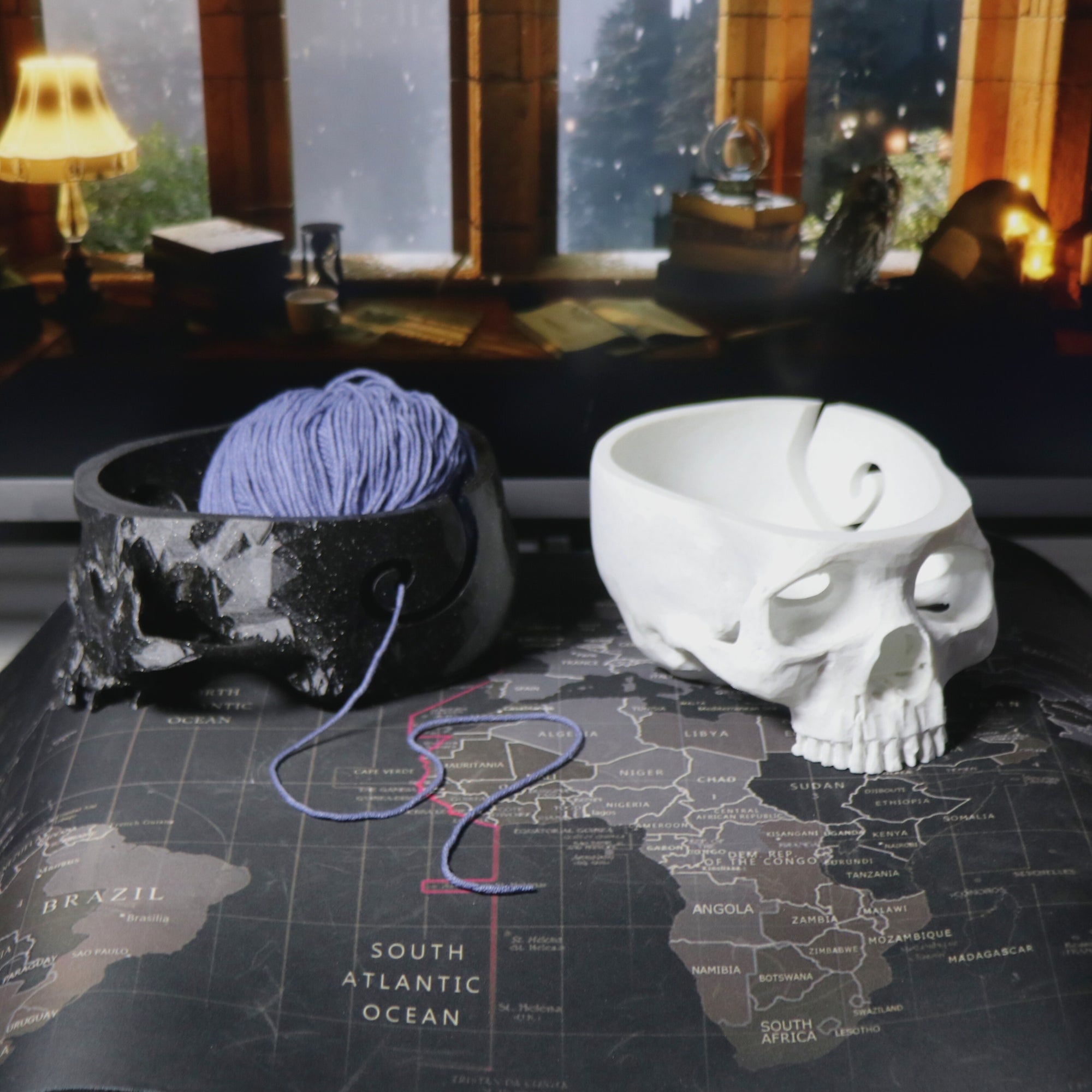 Skull Yarn bowl