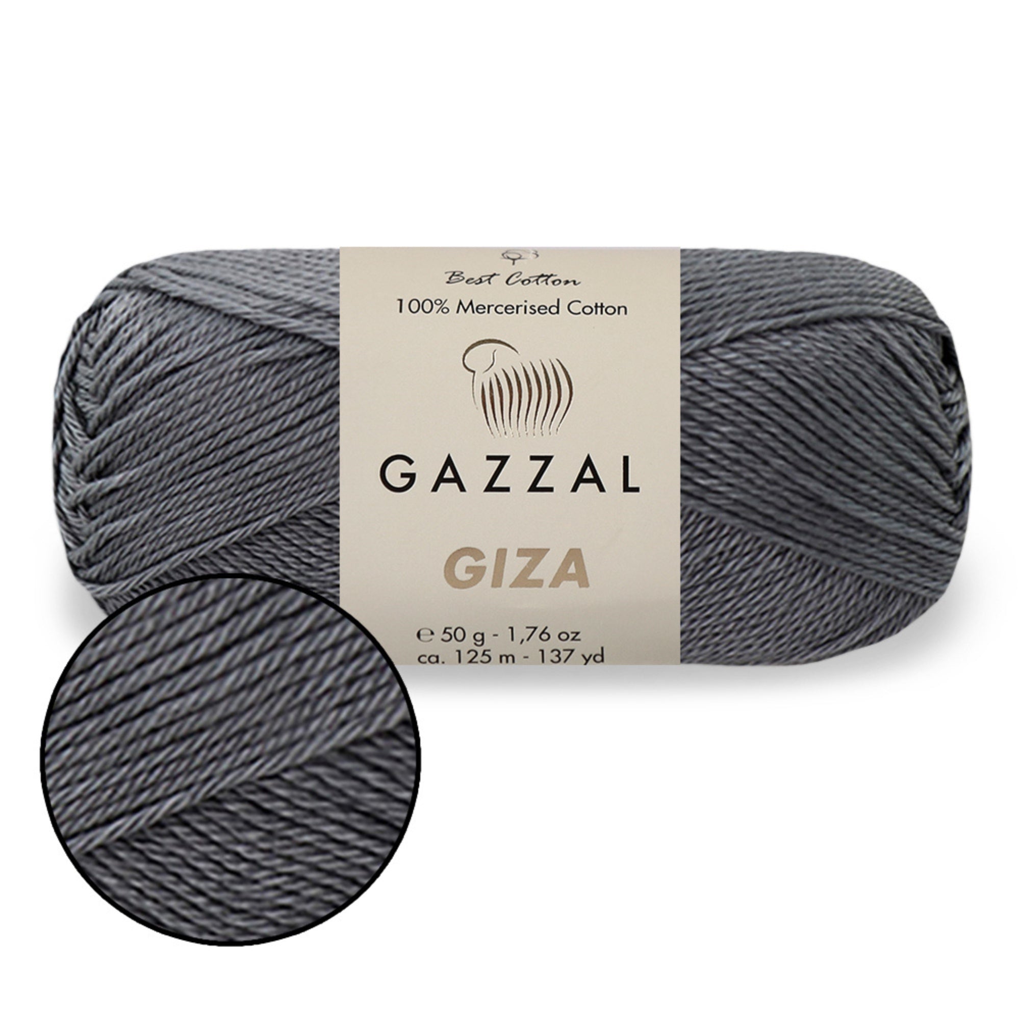 Gazzal Giza, 40 colors, 1.76 oz / 136 yards