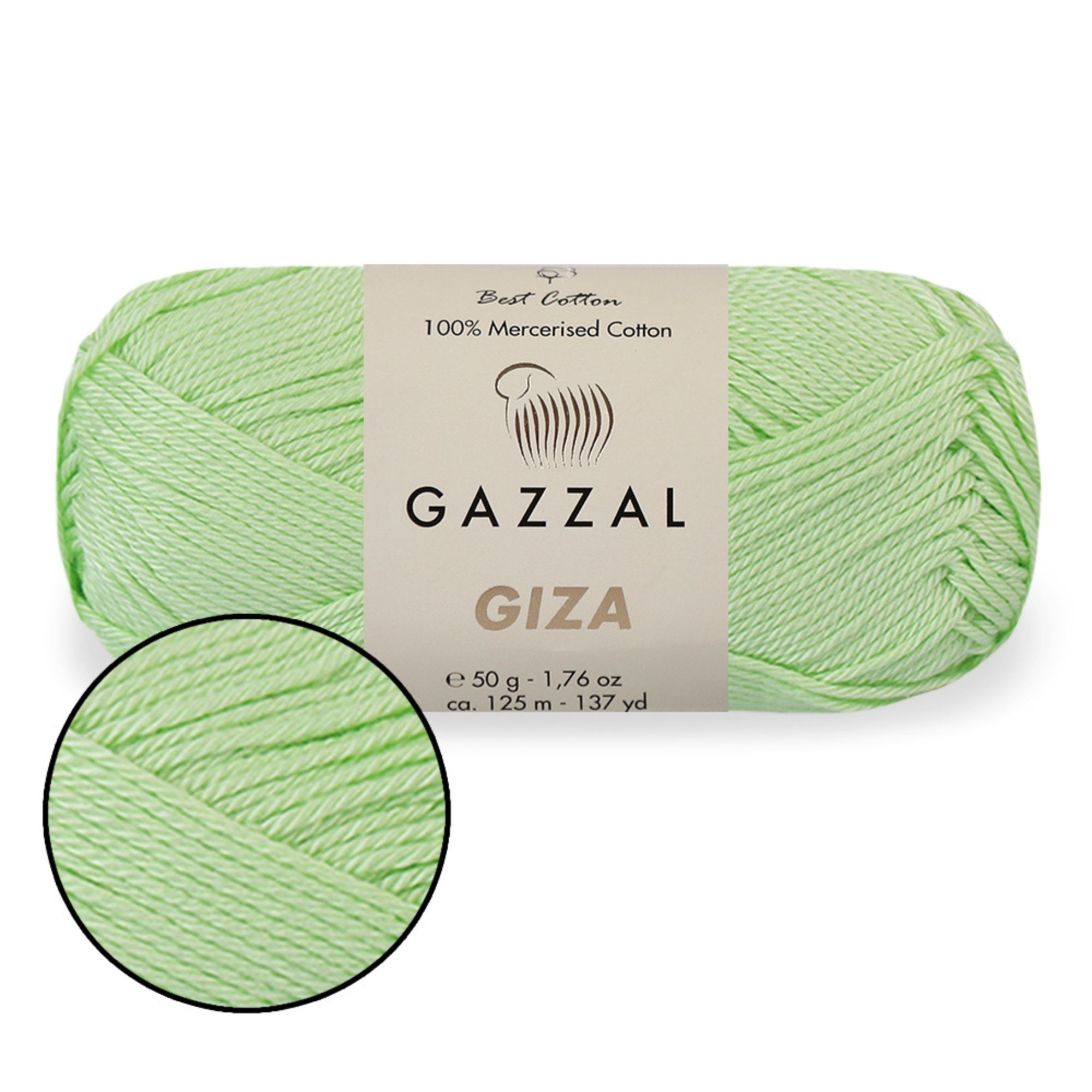 Gazzal Giza, 40 colors, 1.76 oz / 136 yards