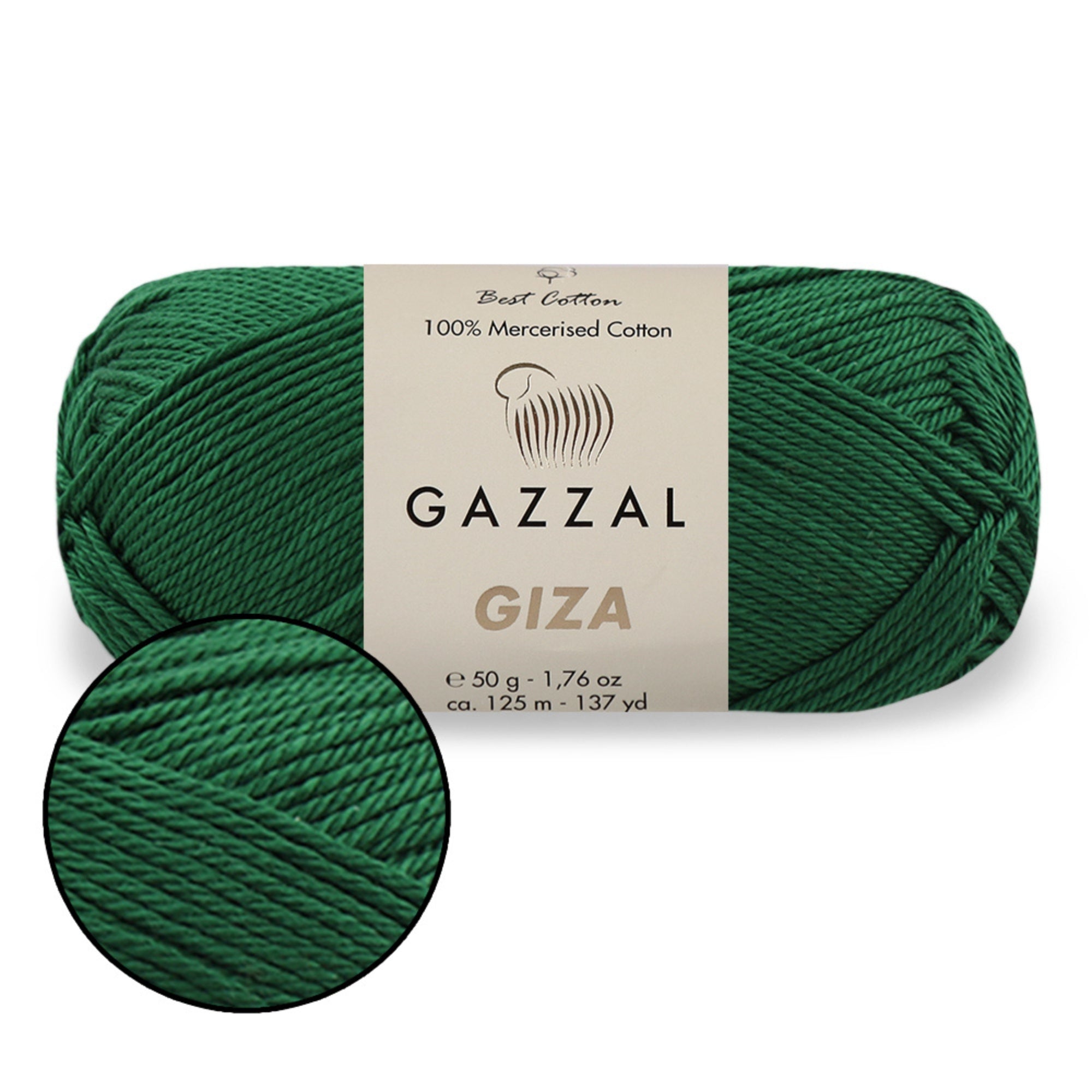 Gazzal Giza, 40 colors, 1.76 oz / 136 yards