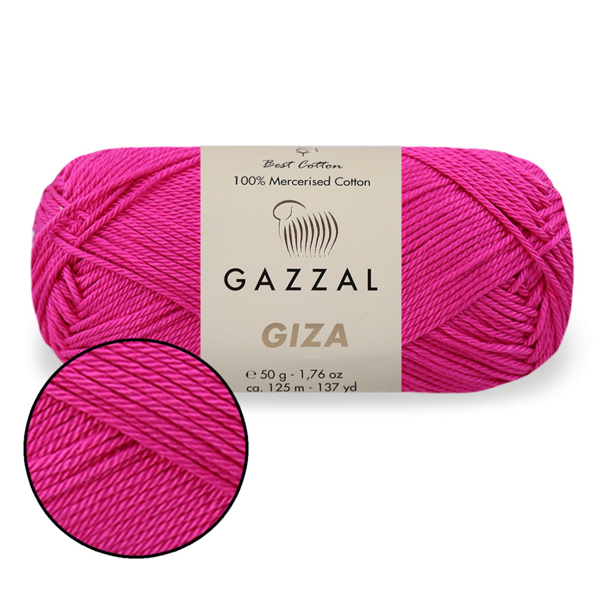 Gazzal Giza, 40 colors, 1.76 oz / 136 yards