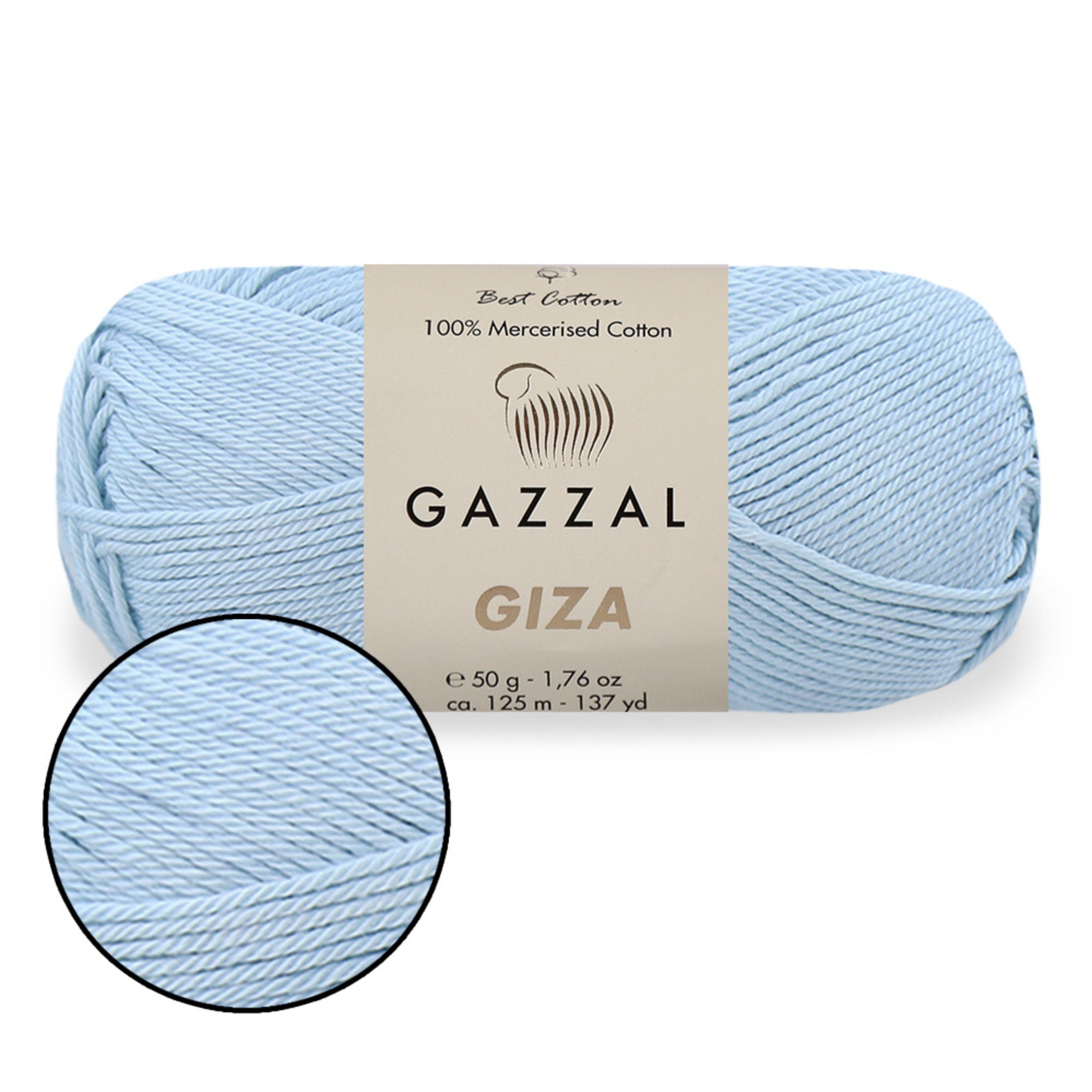 Gazzal Giza, 40 colors, 1.76 oz / 136 yards