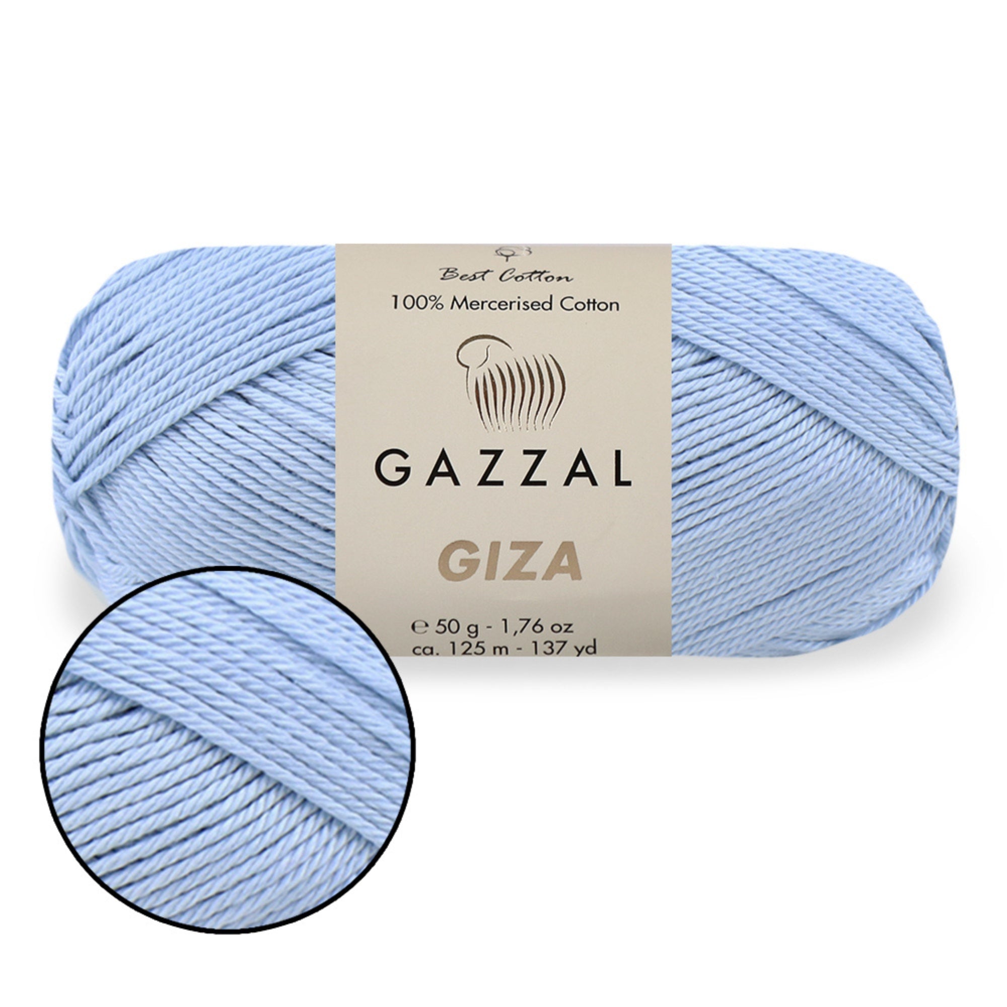 Gazzal Giza, 40 colors, 1.76 oz / 136 yards