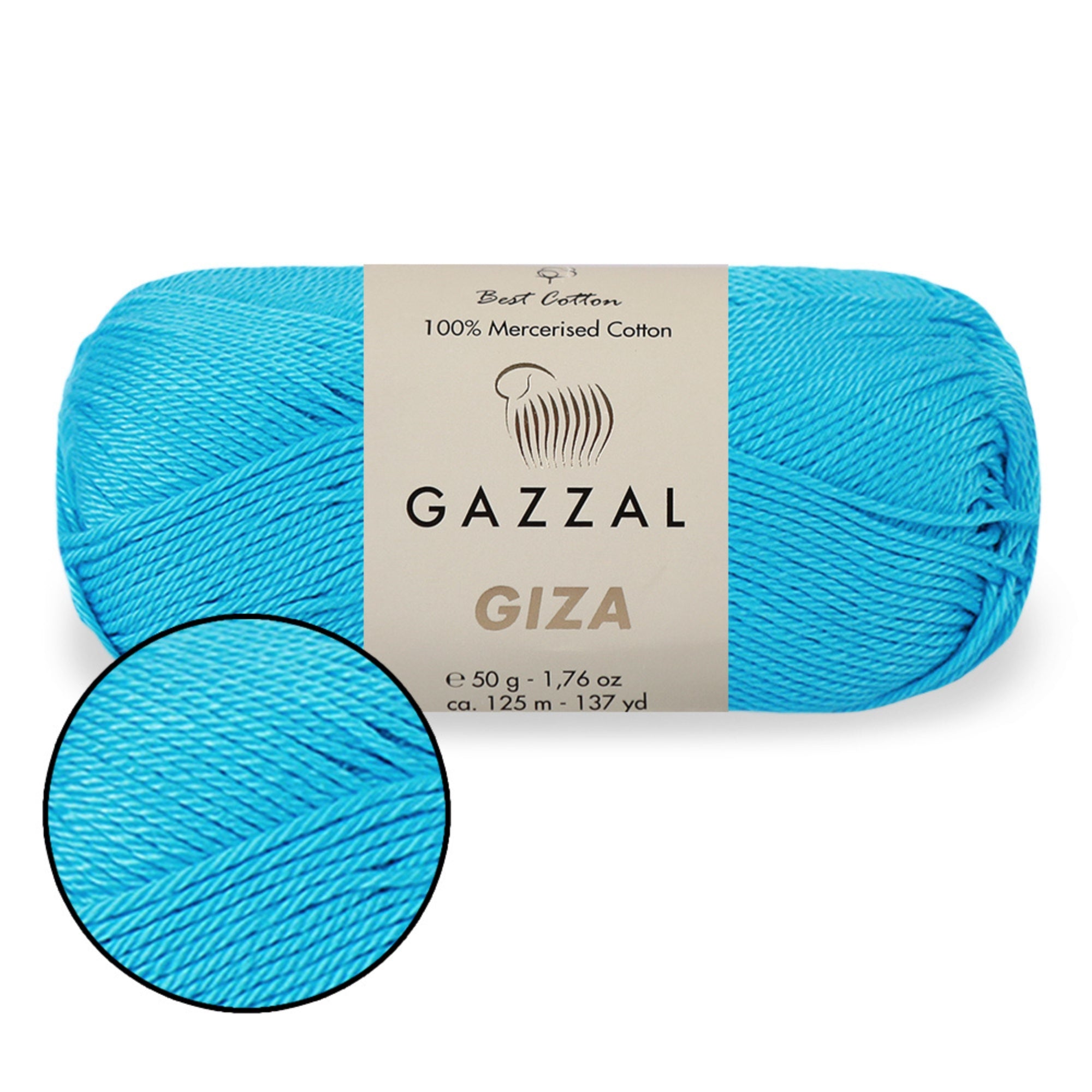 Gazzal Giza, 40 colors, 1.76 oz / 136 yards