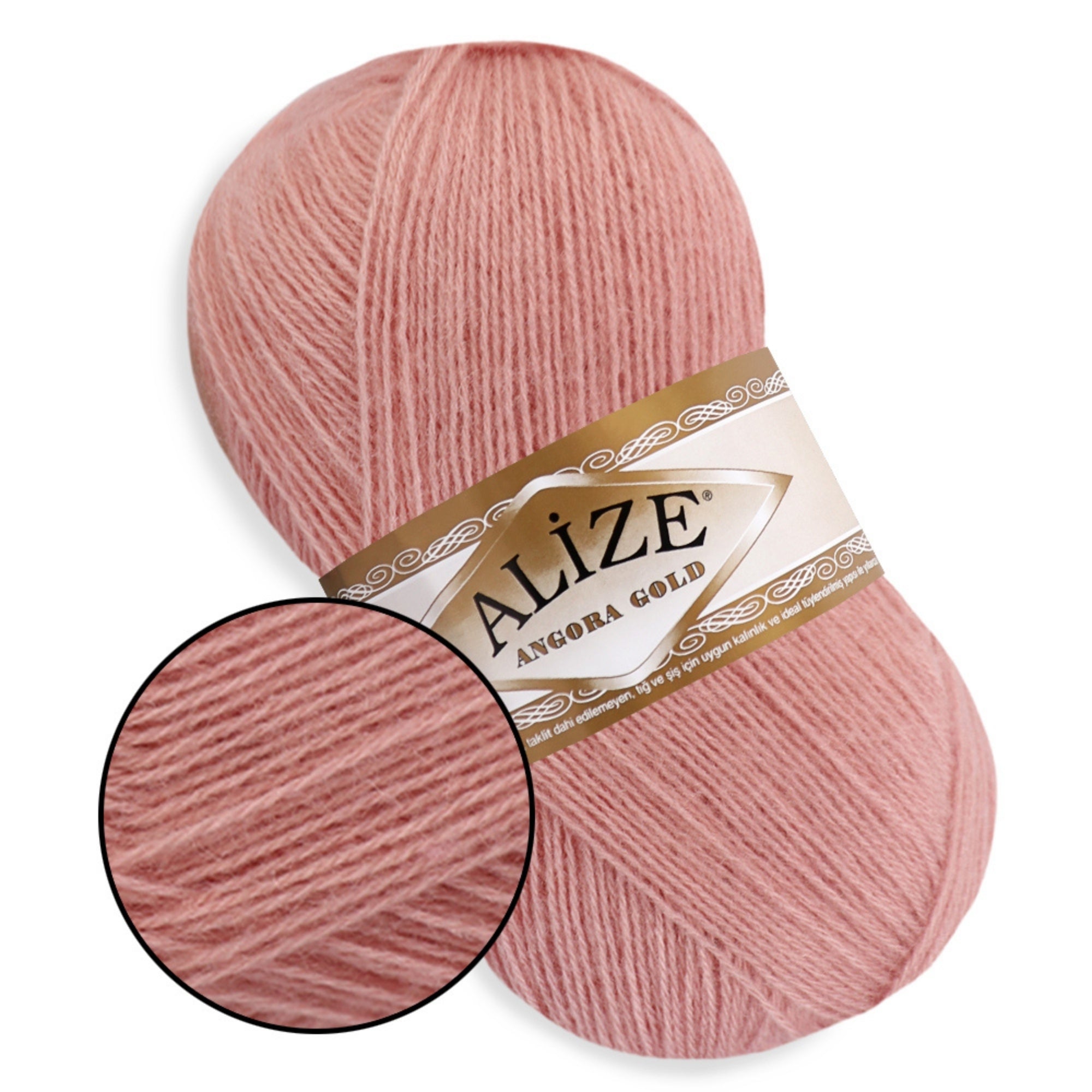 Alize Angora Gold, 56 colors, 3.53 oz / 601 yds