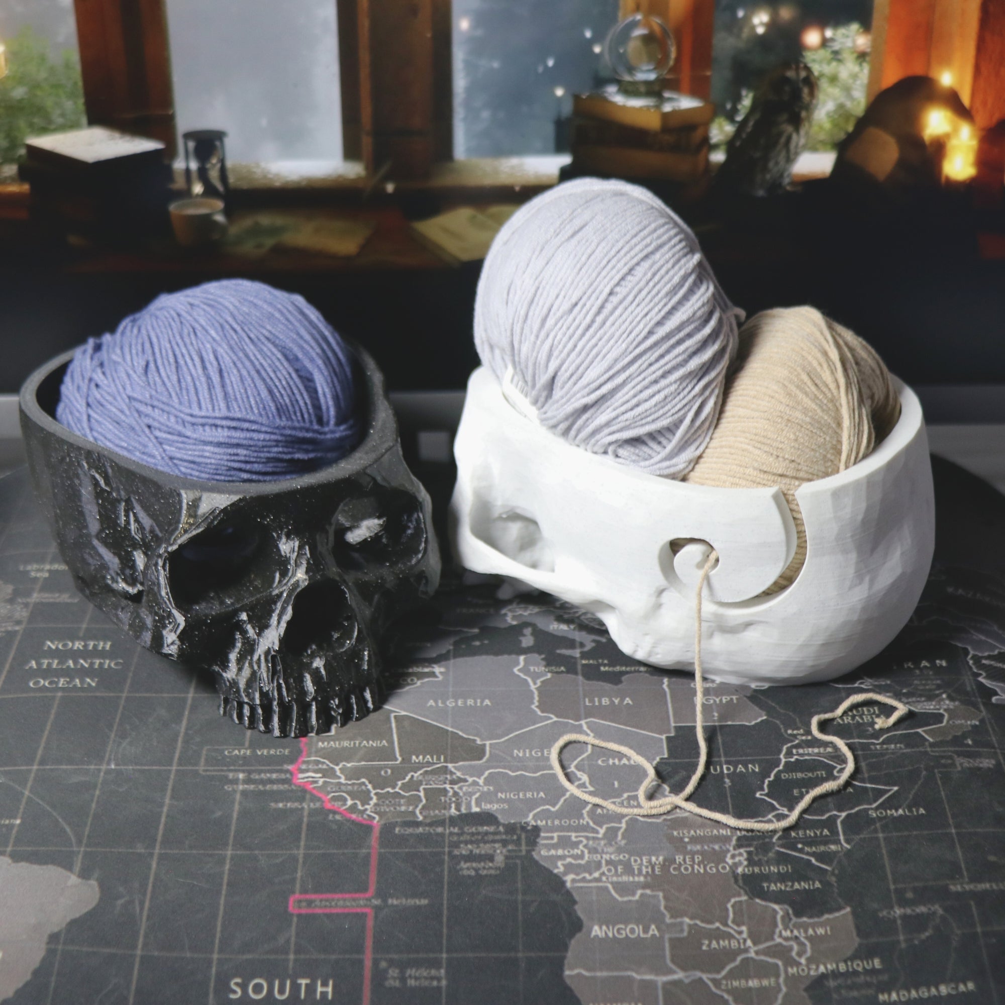 Skull Yarn bowl