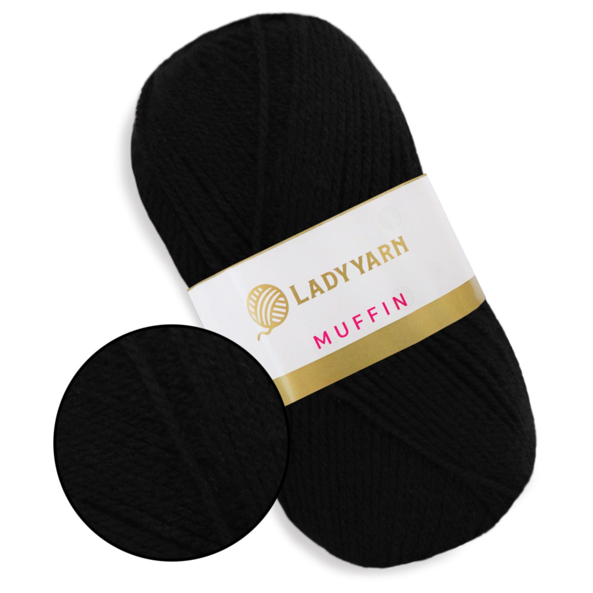 Lady Yarn Muffin, 36 colors, 3.5 oz / 525 yds
