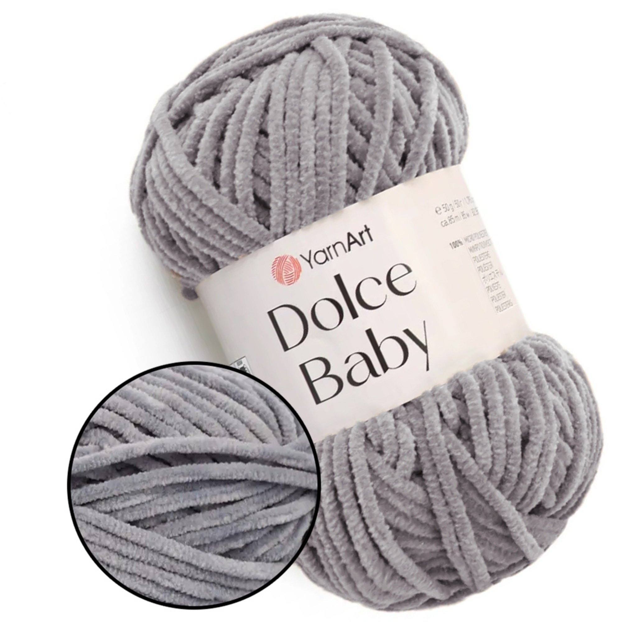 YarnArt Dolce Baby, 29 colors, 1.76 oz / 93 yds