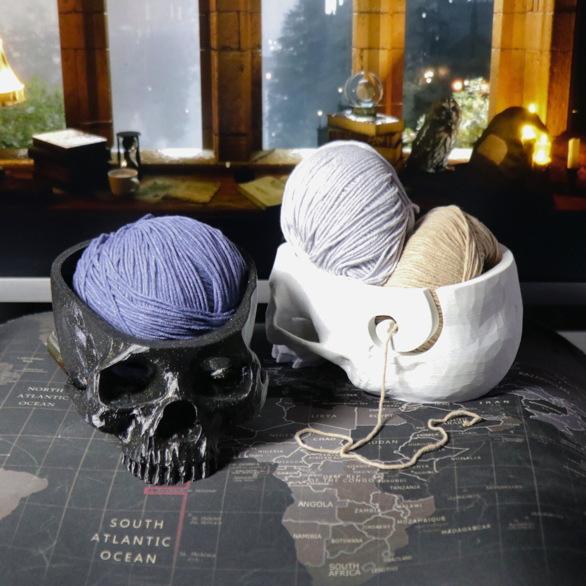 Skull Yarn bowl