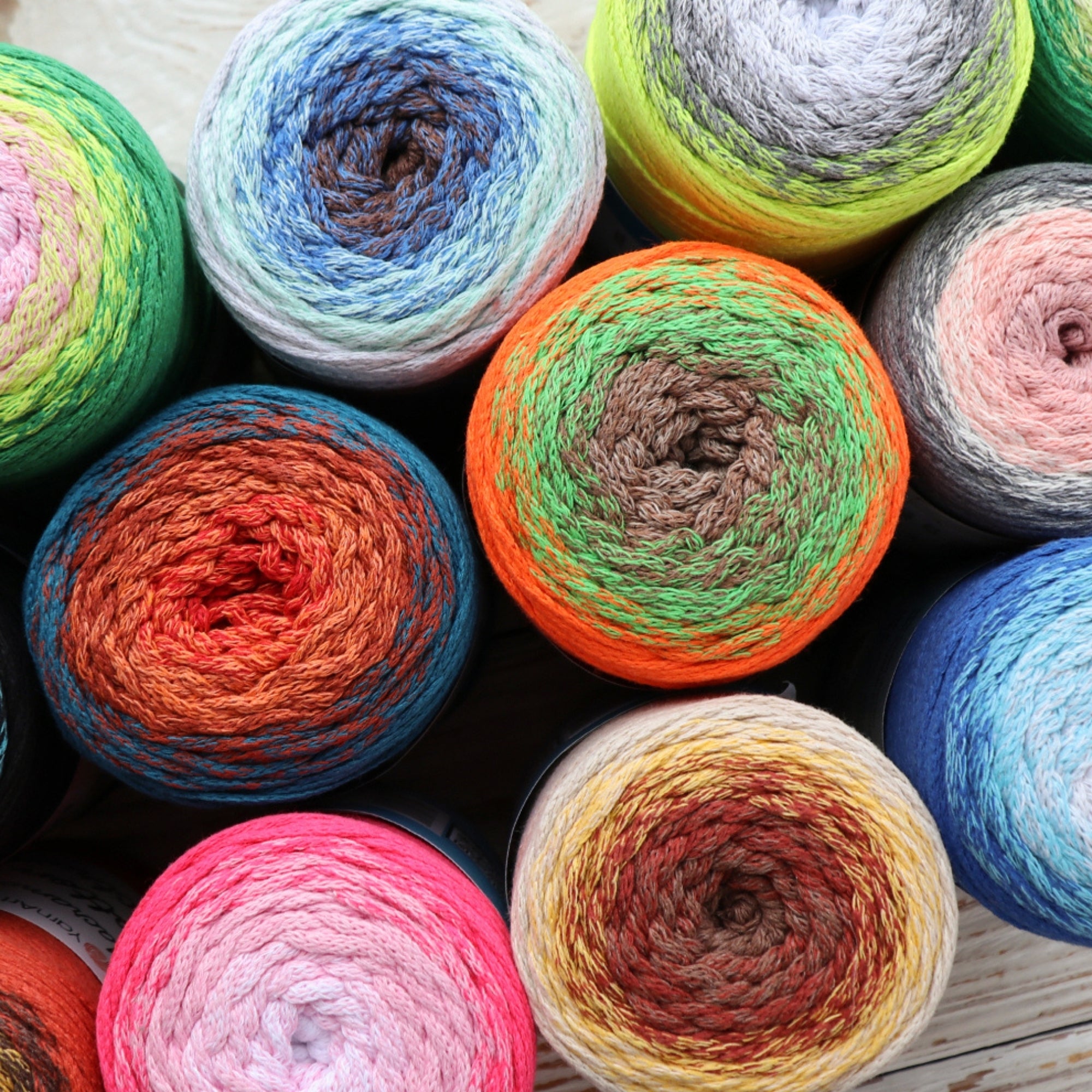 YarnArt Macrame Cotton Spectrum, 18 colors, 8.8 oz / 246 yds