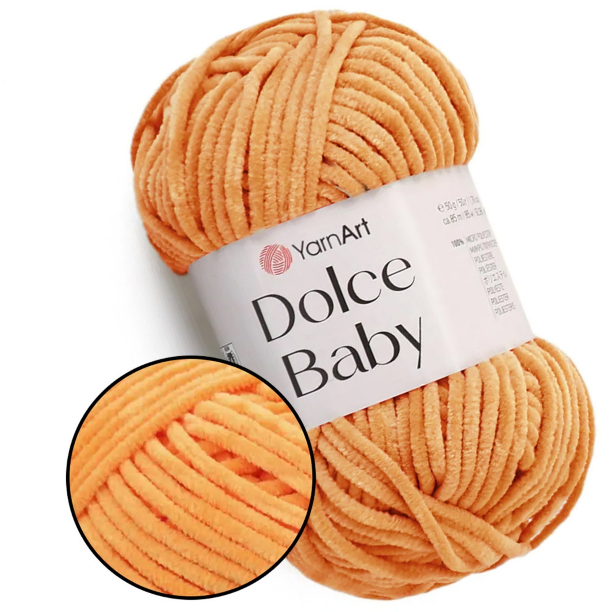 YarnArt Dolce Baby, 29 colors, 1.76 oz / 93 yds