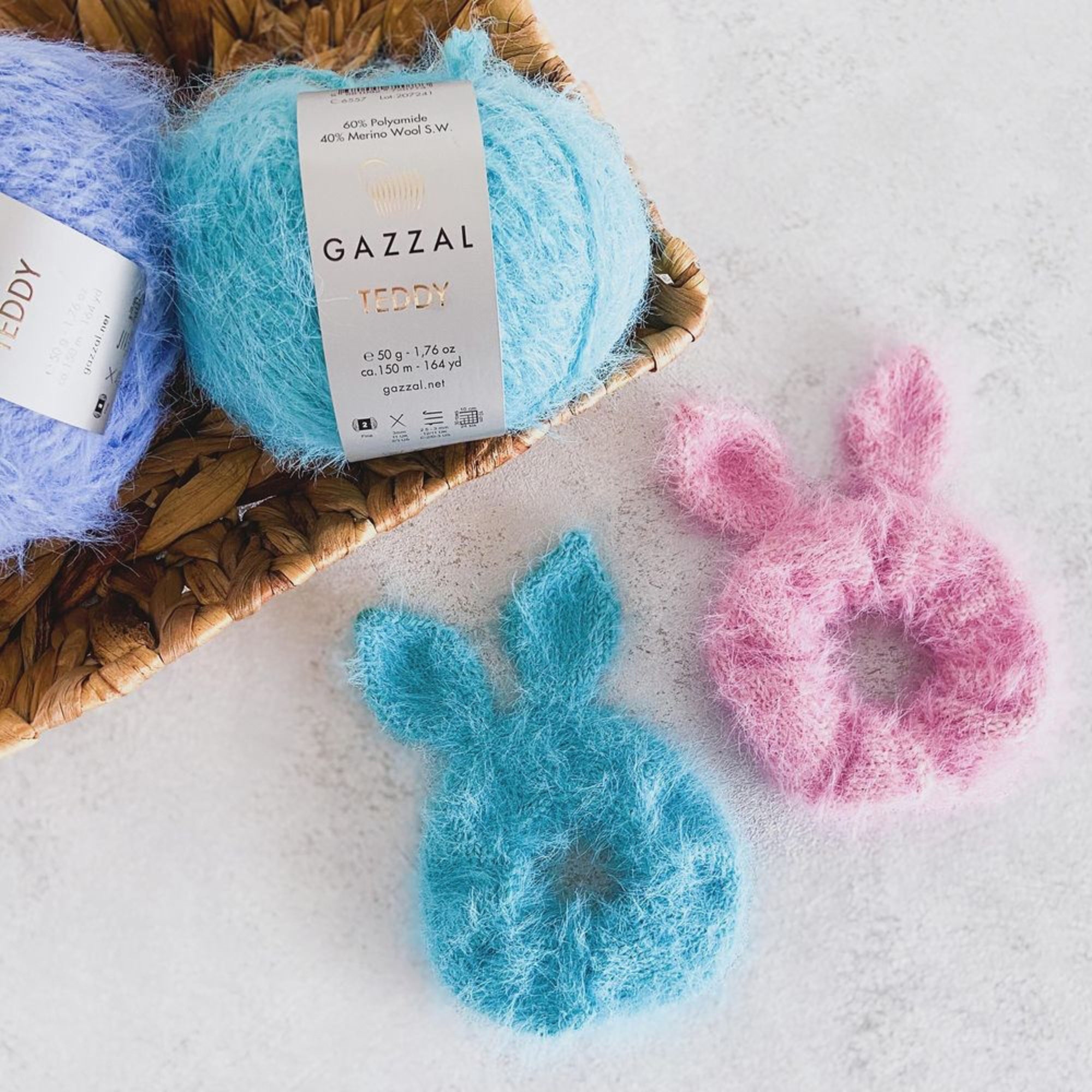 Gazzal Teddy, 26 colors, 1.76 oz / 164 yds