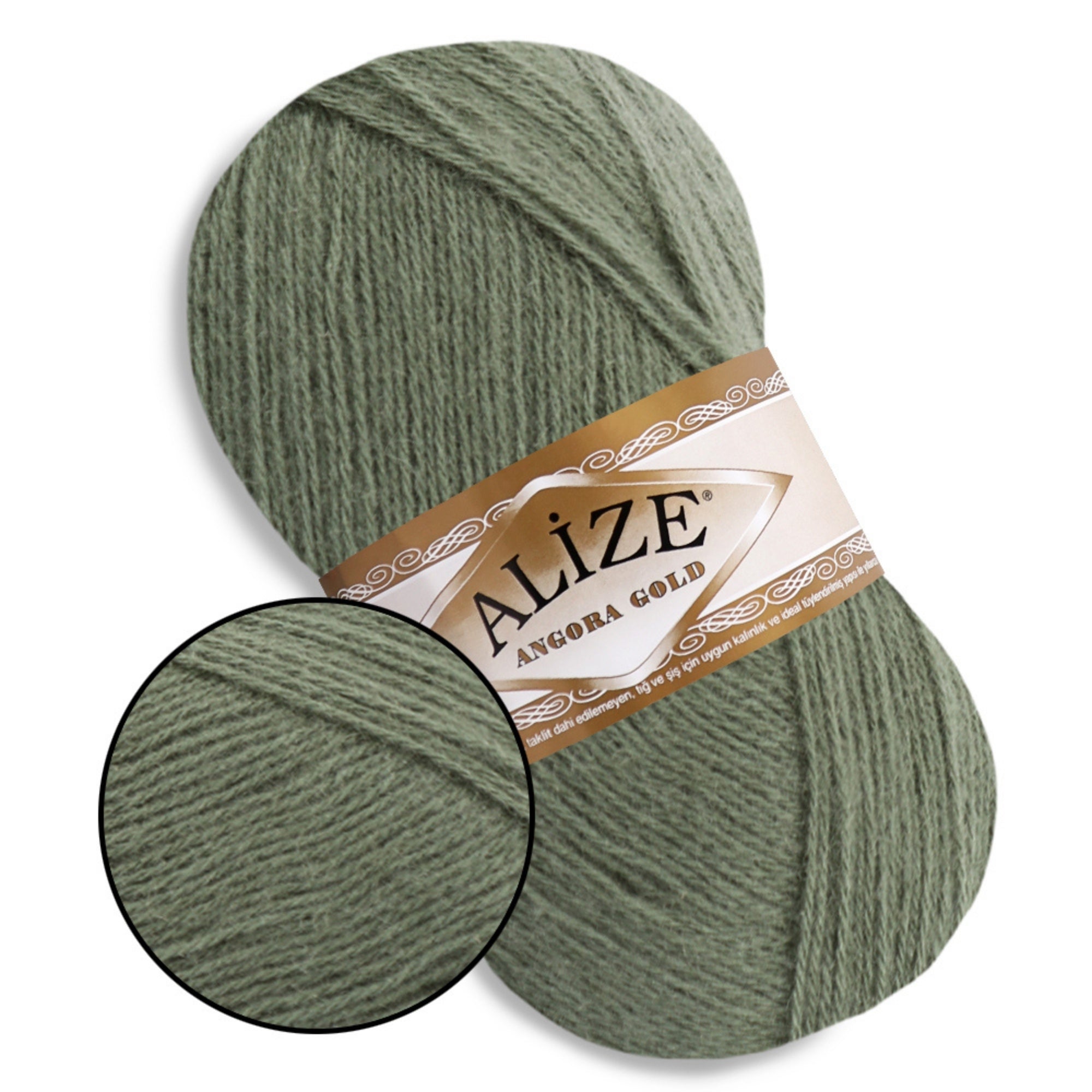 Alize Angora Gold, 56 colors, 3.53 oz / 601 yds