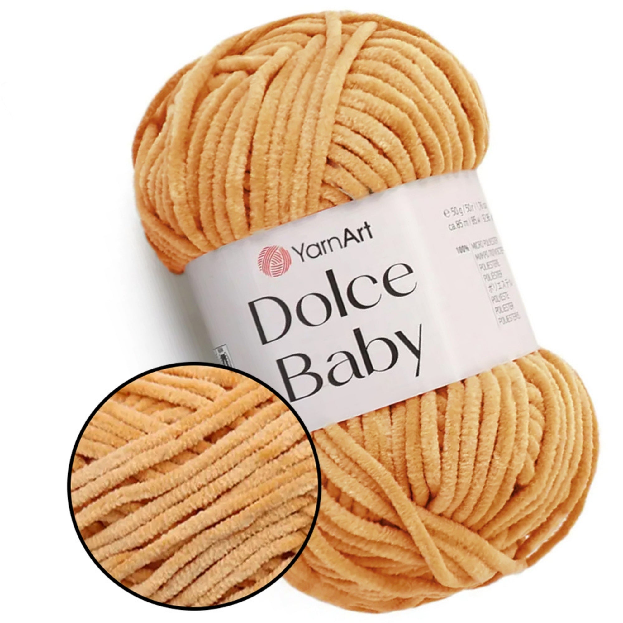 YarnArt Dolce Baby, 29 colors, 1.76 oz / 93 yds