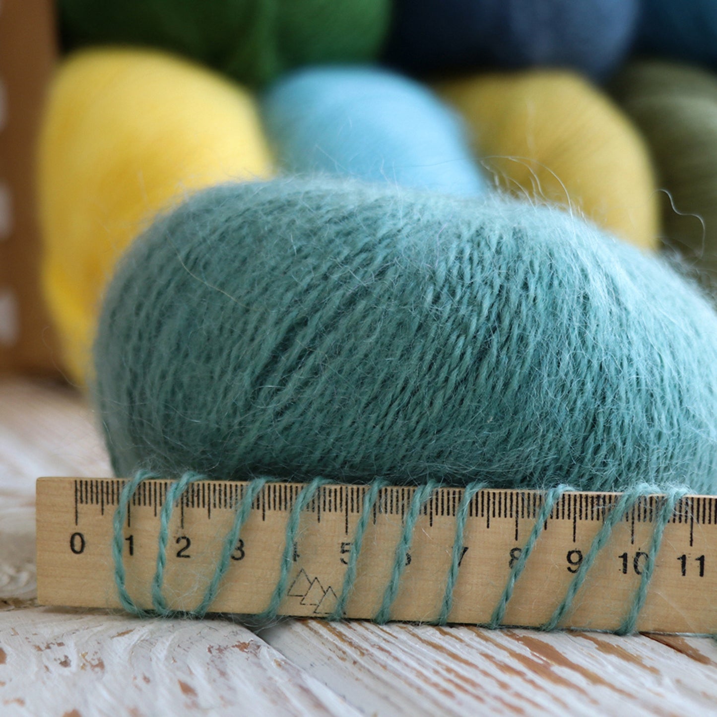 Mondial Dolce Mohair, 27 colors, 1.76 oz / 164 yds