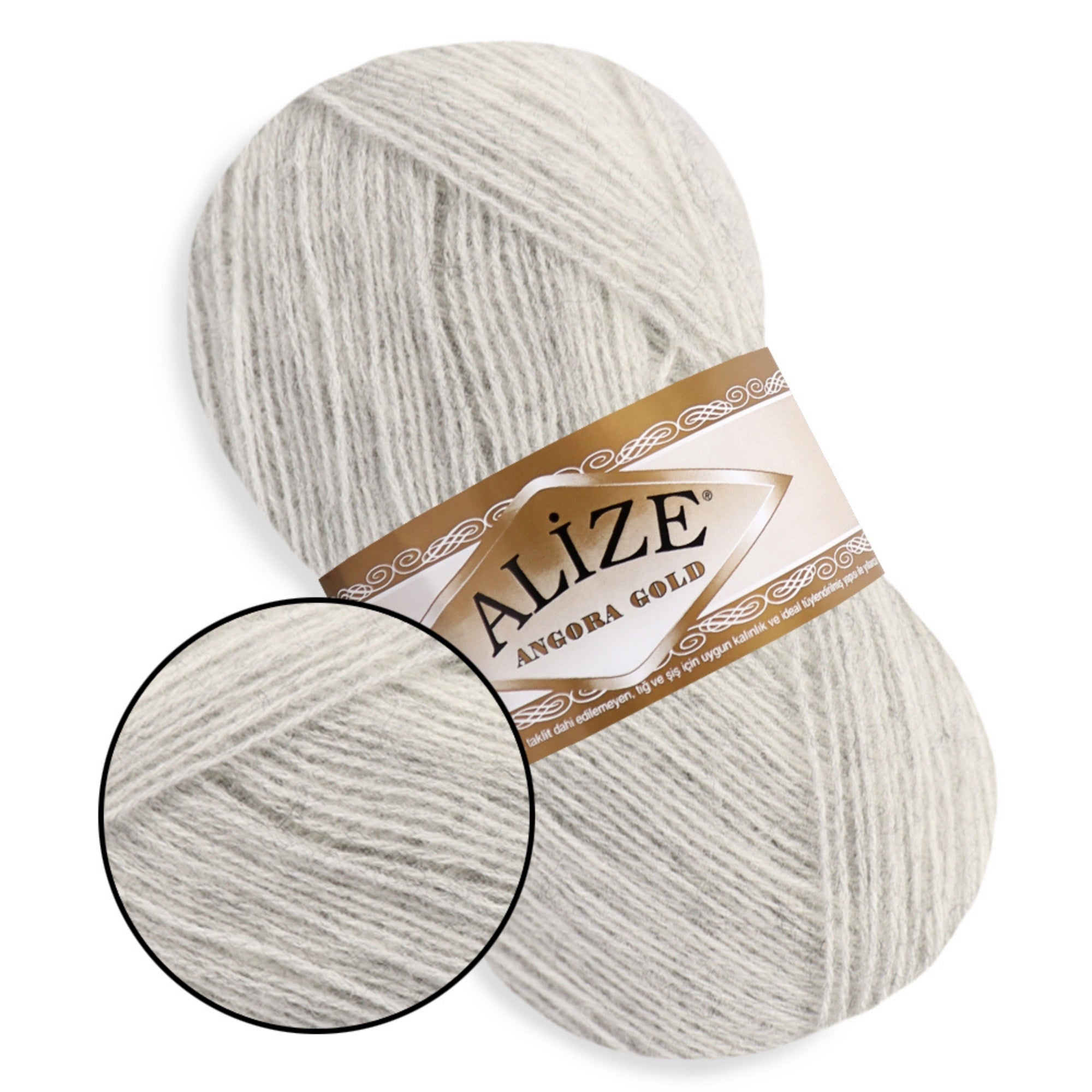 Alize Angora Gold, 56 colors, 3.53 oz / 601 yds