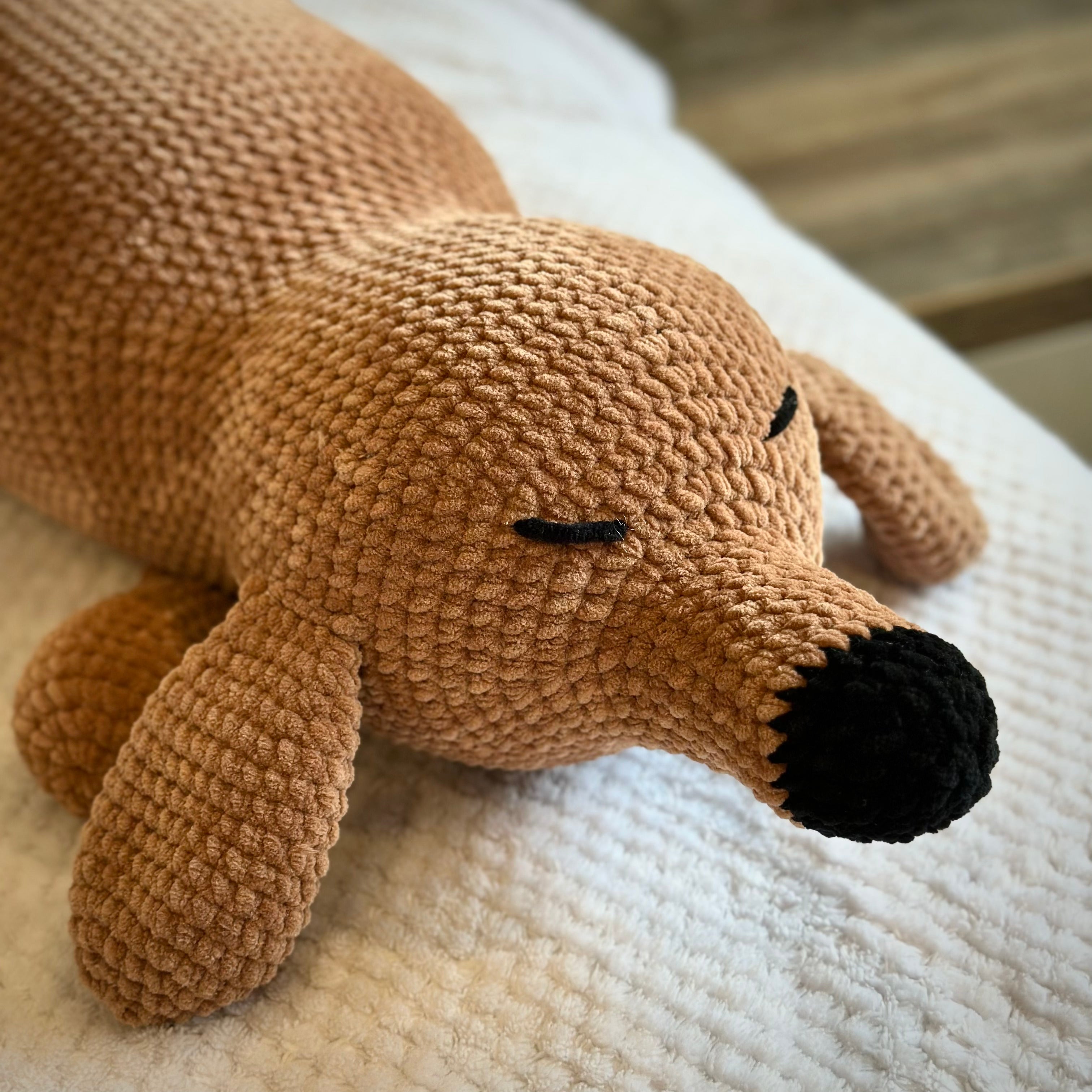 Dog Pillow Crochet Kit (skill level Intermediate)