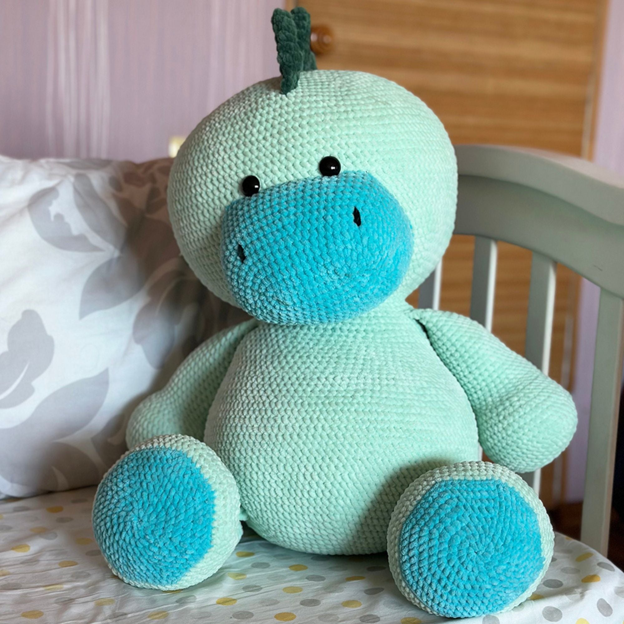 DINO BUDDY Crochet Pattern (skill level Intermediate)