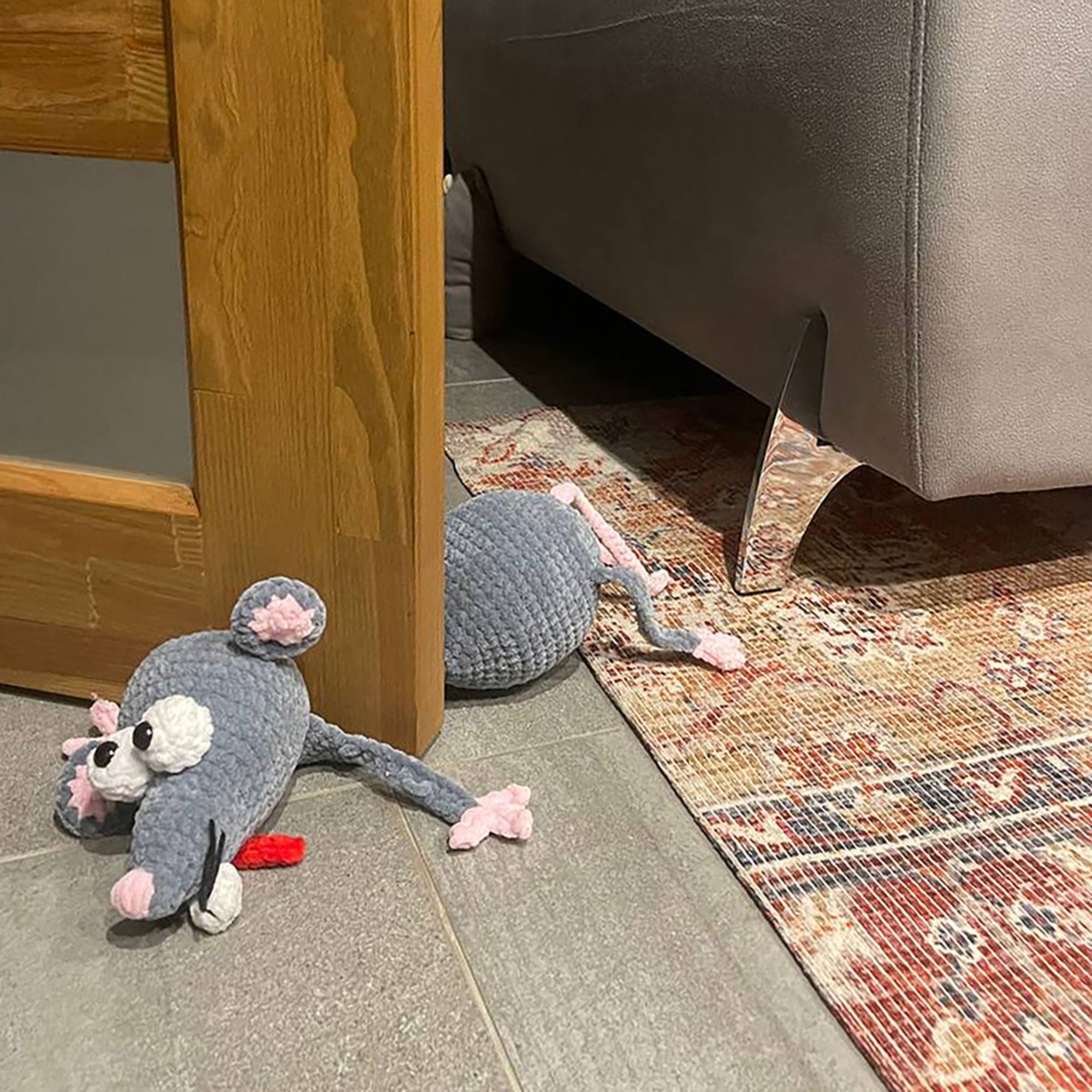 Rat Door Stopper Crochet Kit (skill level Beginner)