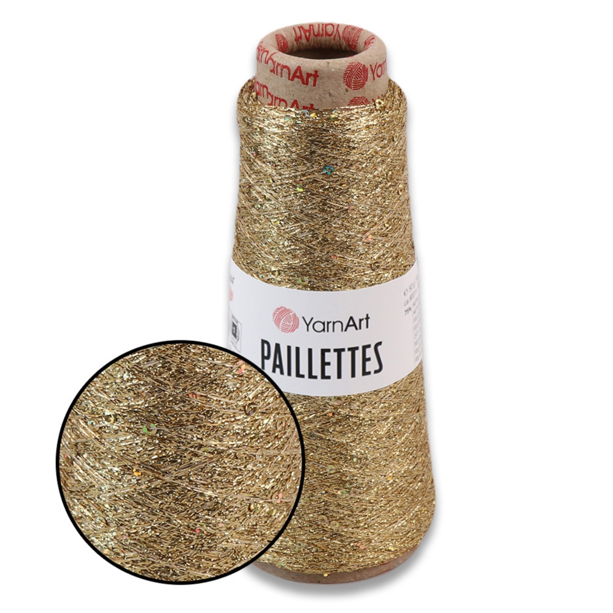 YarnArt Paillettes, 10 colors, 1.76 oz / 207 yds