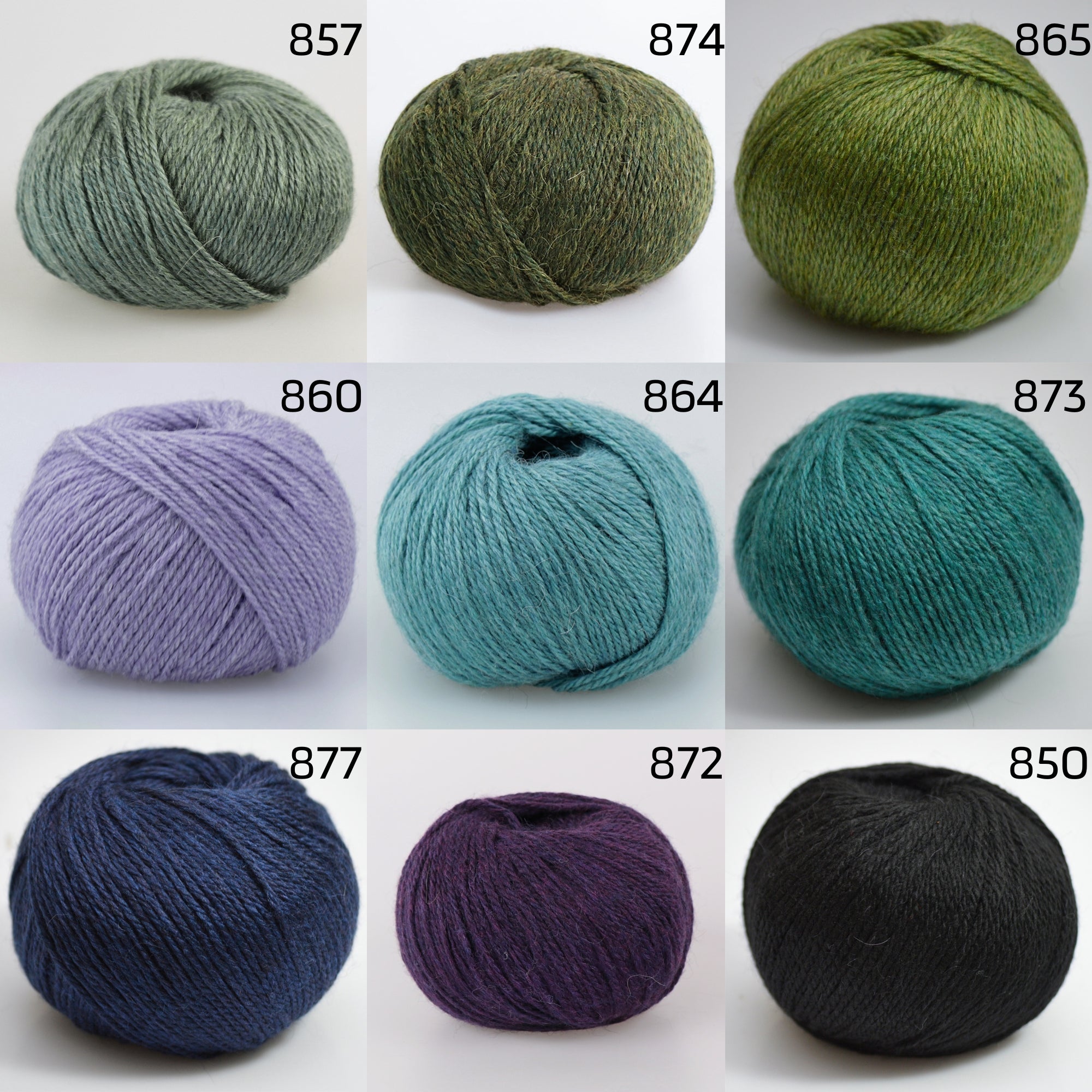 Soft Wool Blend Yarn, 26 colors, 1.76 oz / 142 yds