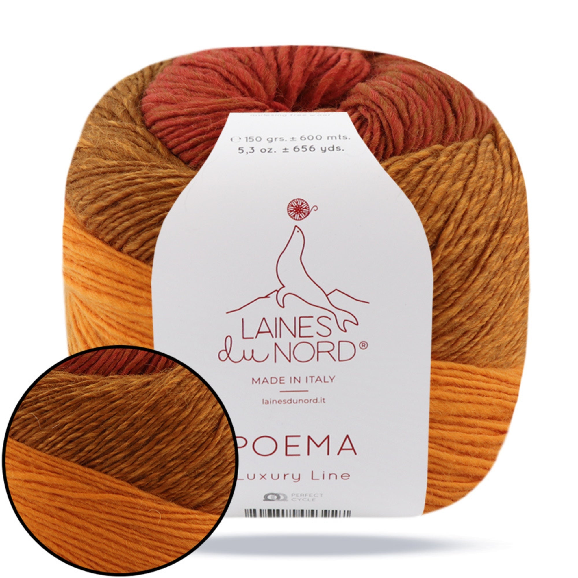 Laines du Nord Poema, 8 colors, 5.29 oz / 656 yds