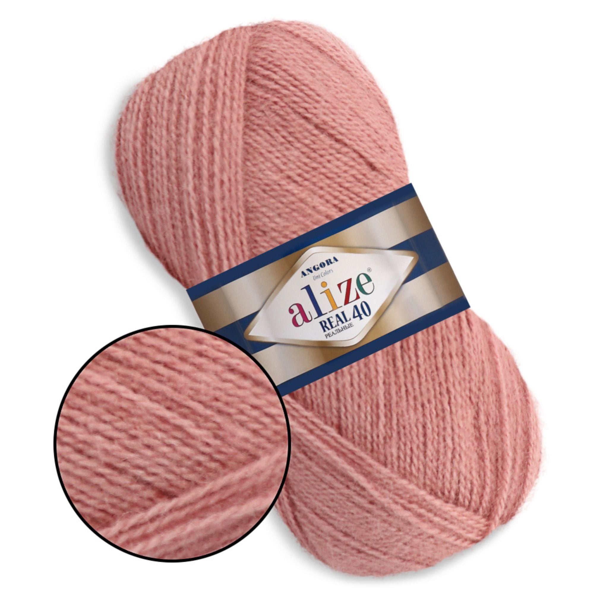 Alize Angora Real 40, 36 colors, 3.5 oz / 525 yds