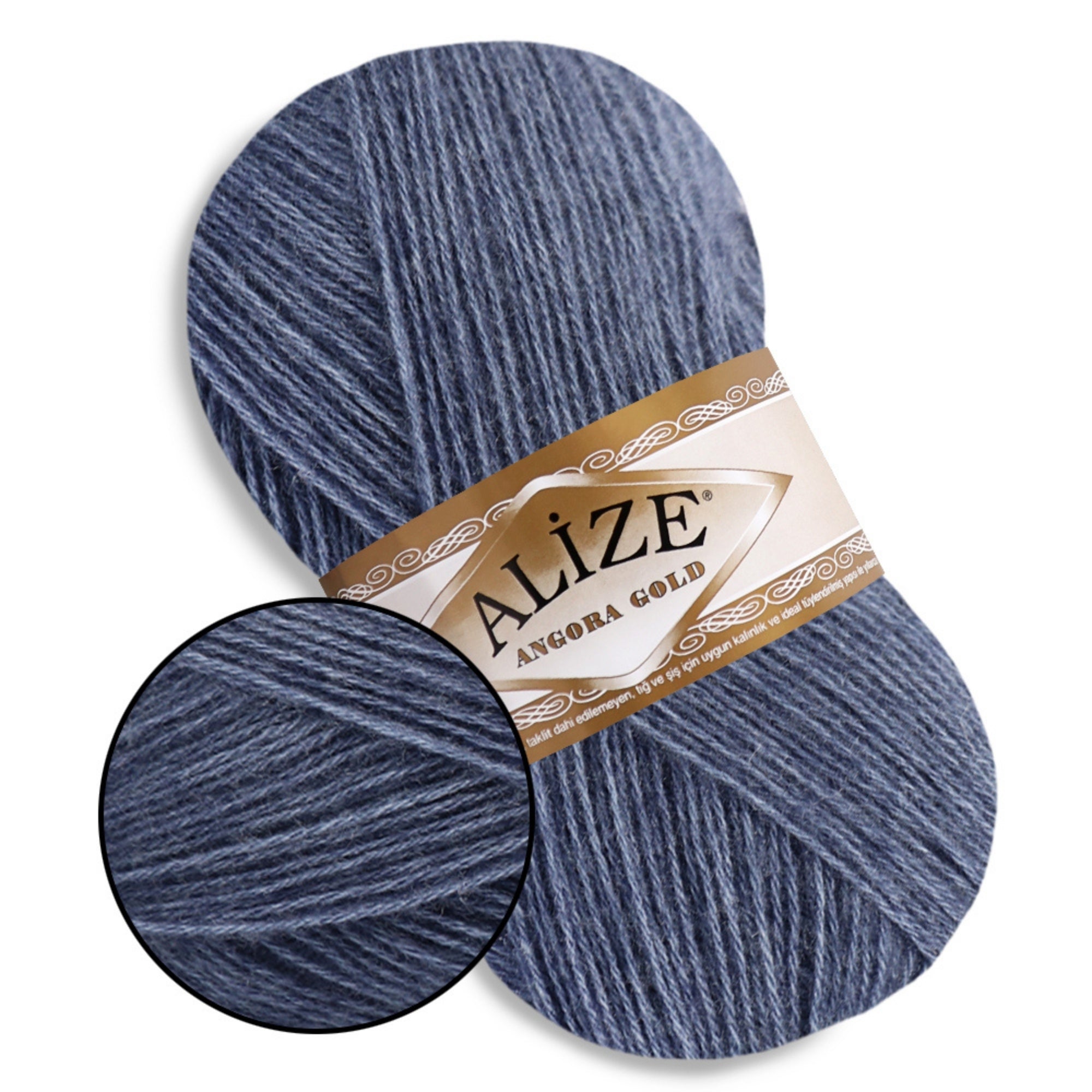 Alize Angora Gold, 56 colors, 3.53 oz / 601 yds