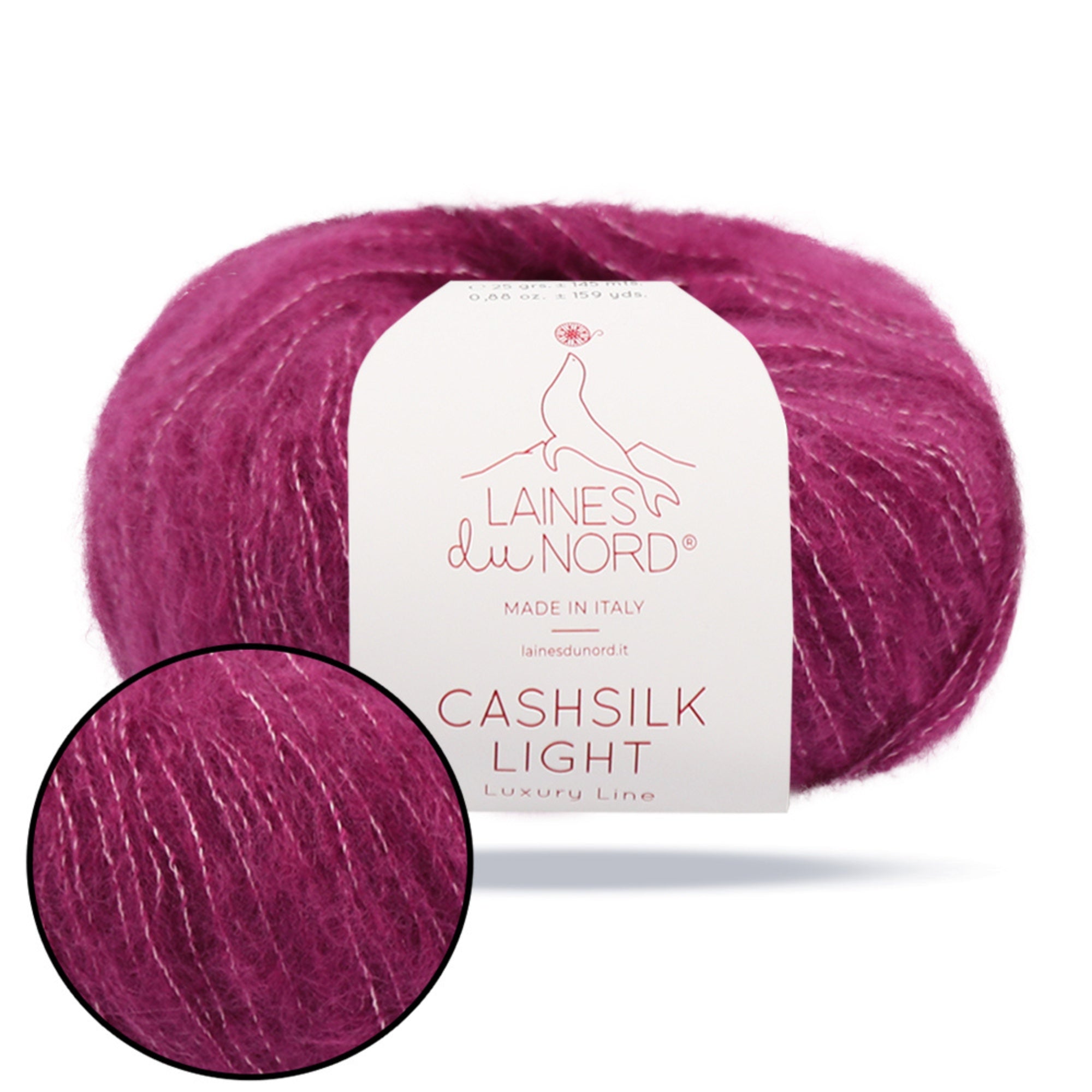 Laines du Nord Cashsilk Light, 0.88 oz / 145 yds