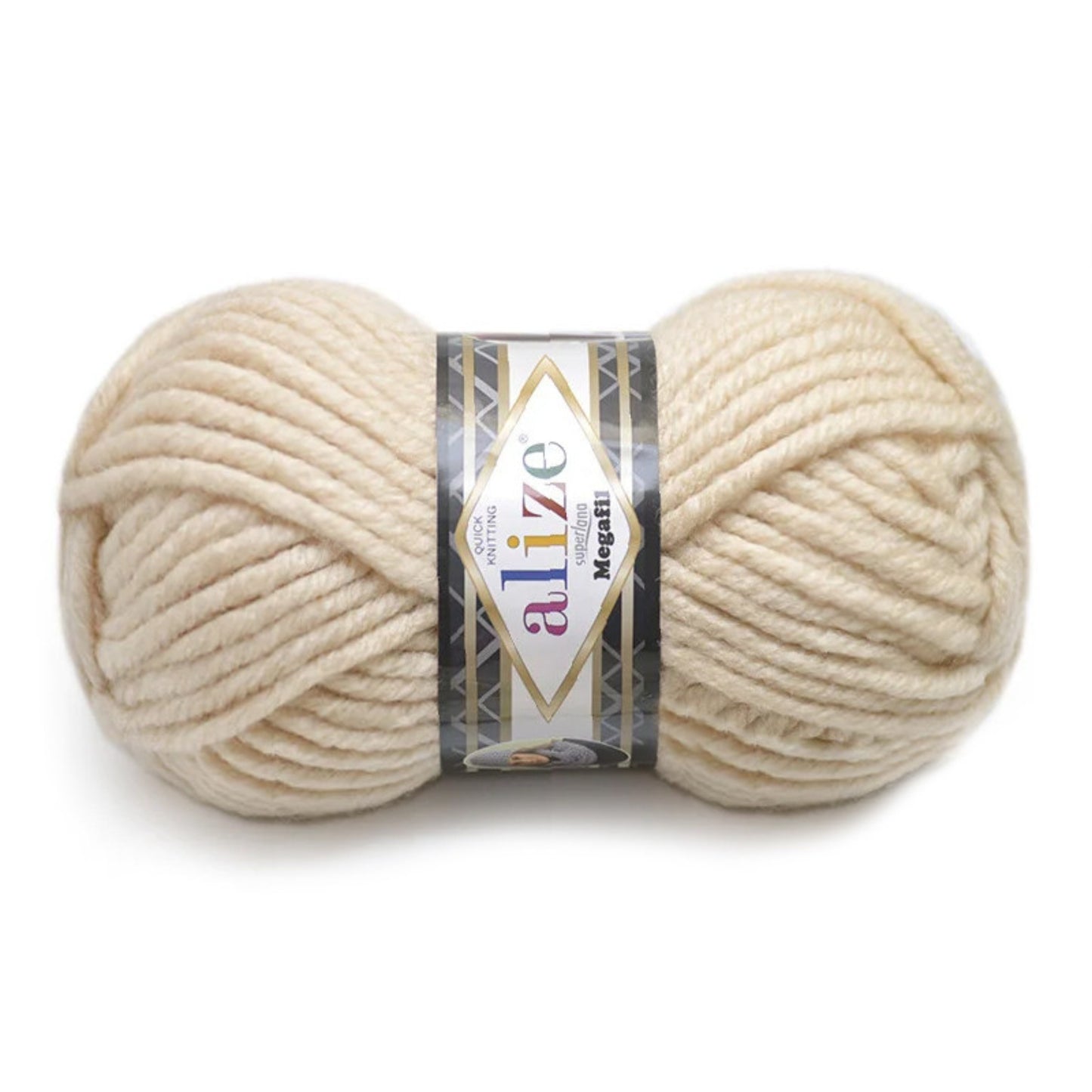 Alize Megafil Super Lana, 16 colors, 3.5 oz / 87 yds