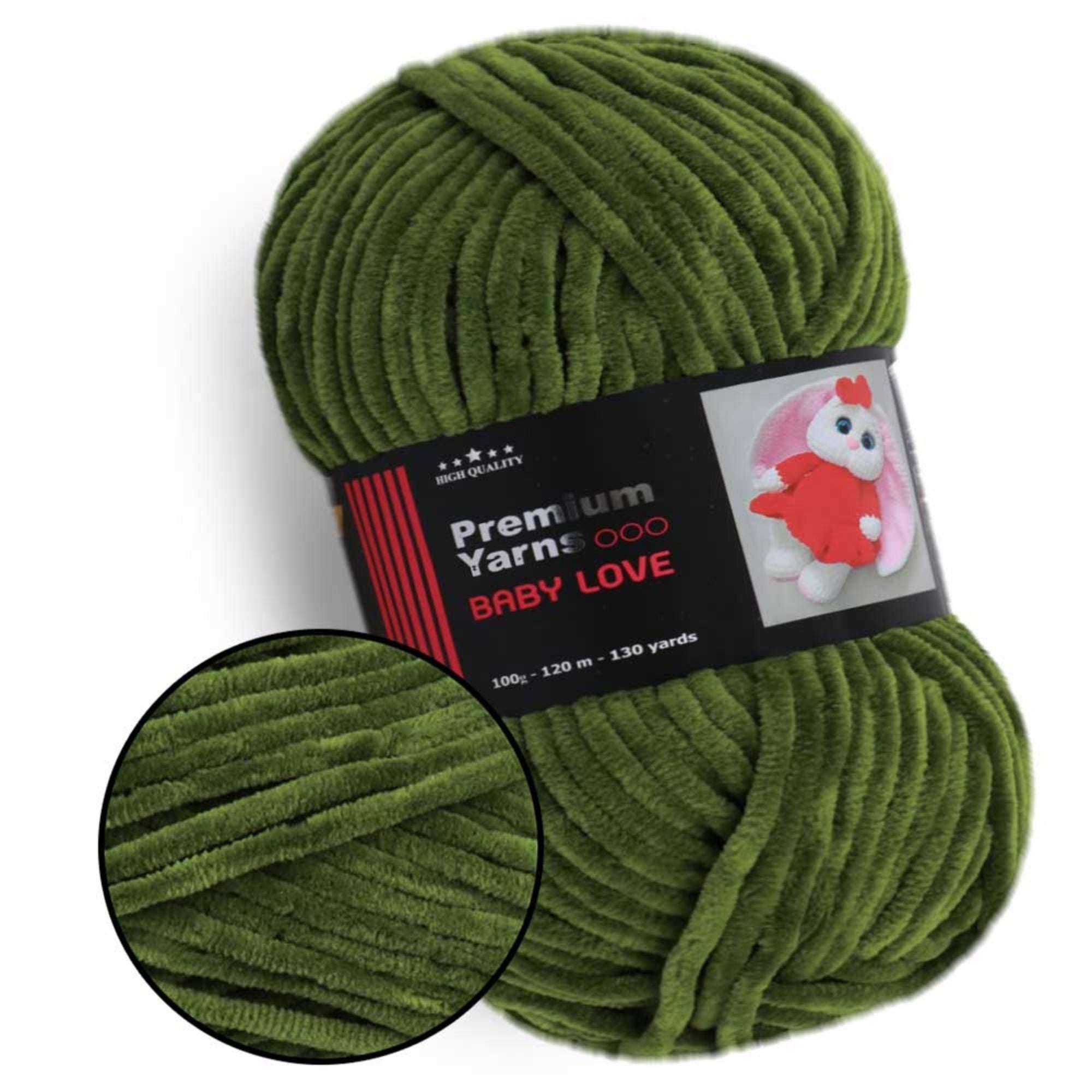 Premium Yarns Baby Love, 40 colors, 3.53 oz / 131 yds