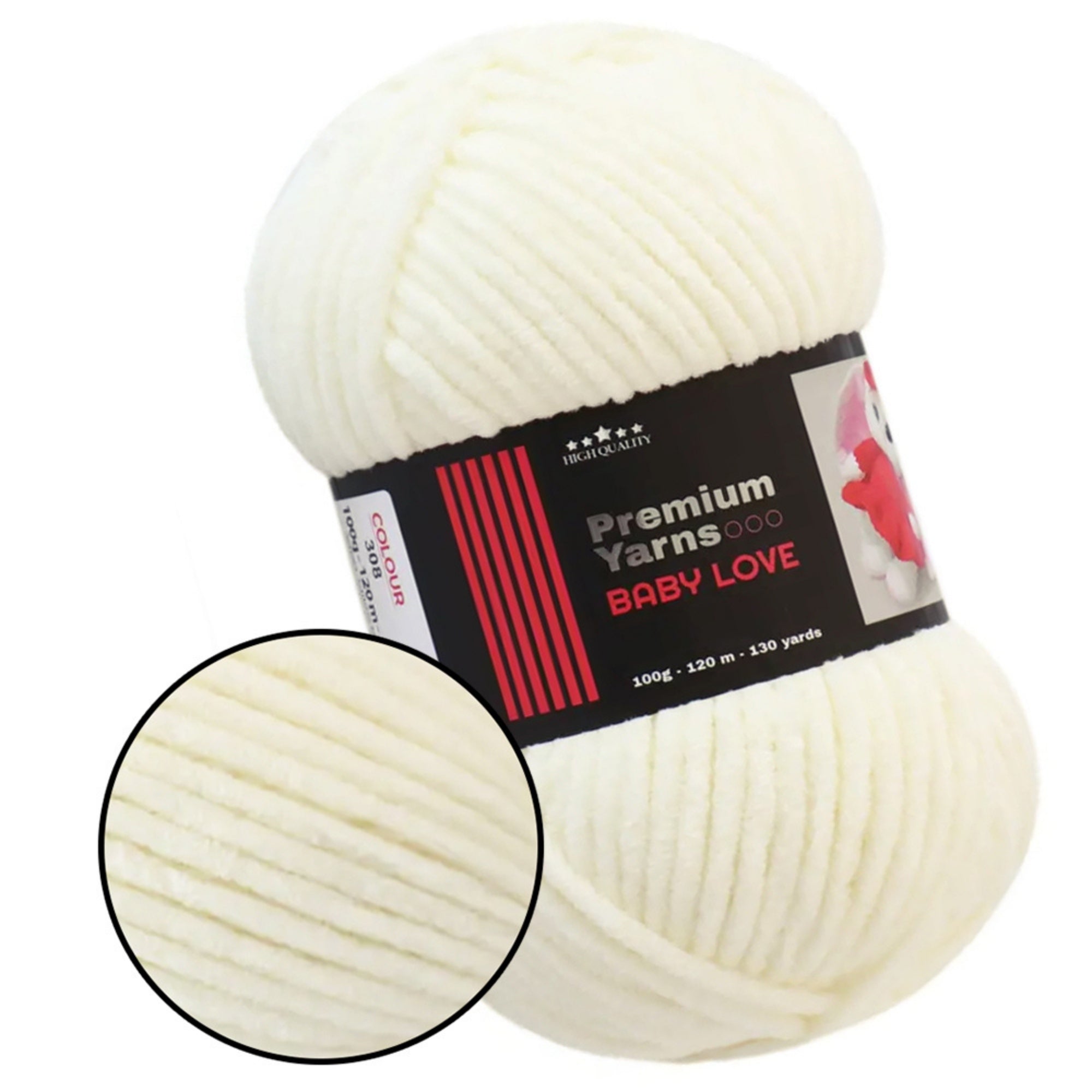 Premium Yarns Baby Love, 40 colors, 3.53 oz / 131 yds