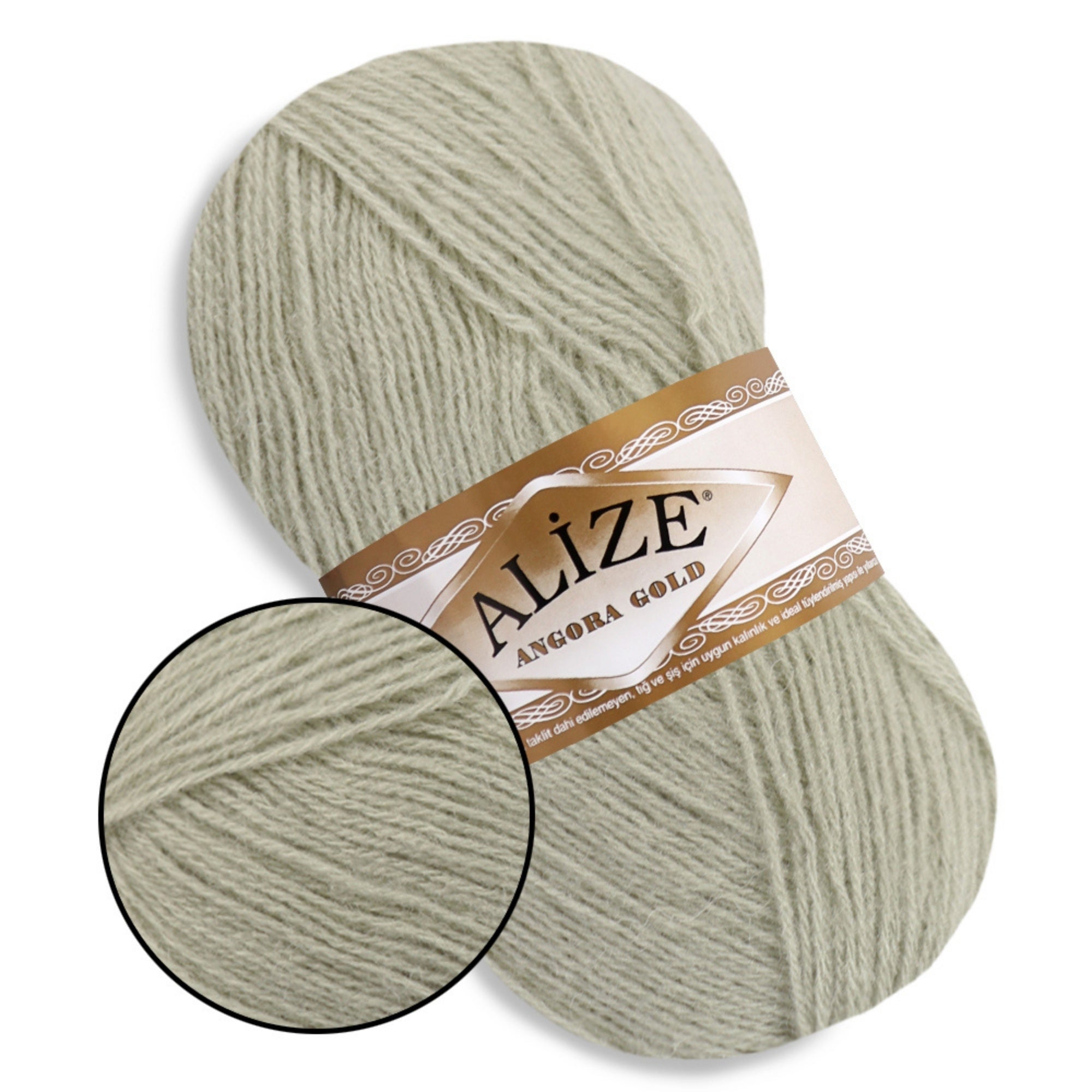 Alize Angora Gold, 56 colors, 3.53 oz / 601 yds