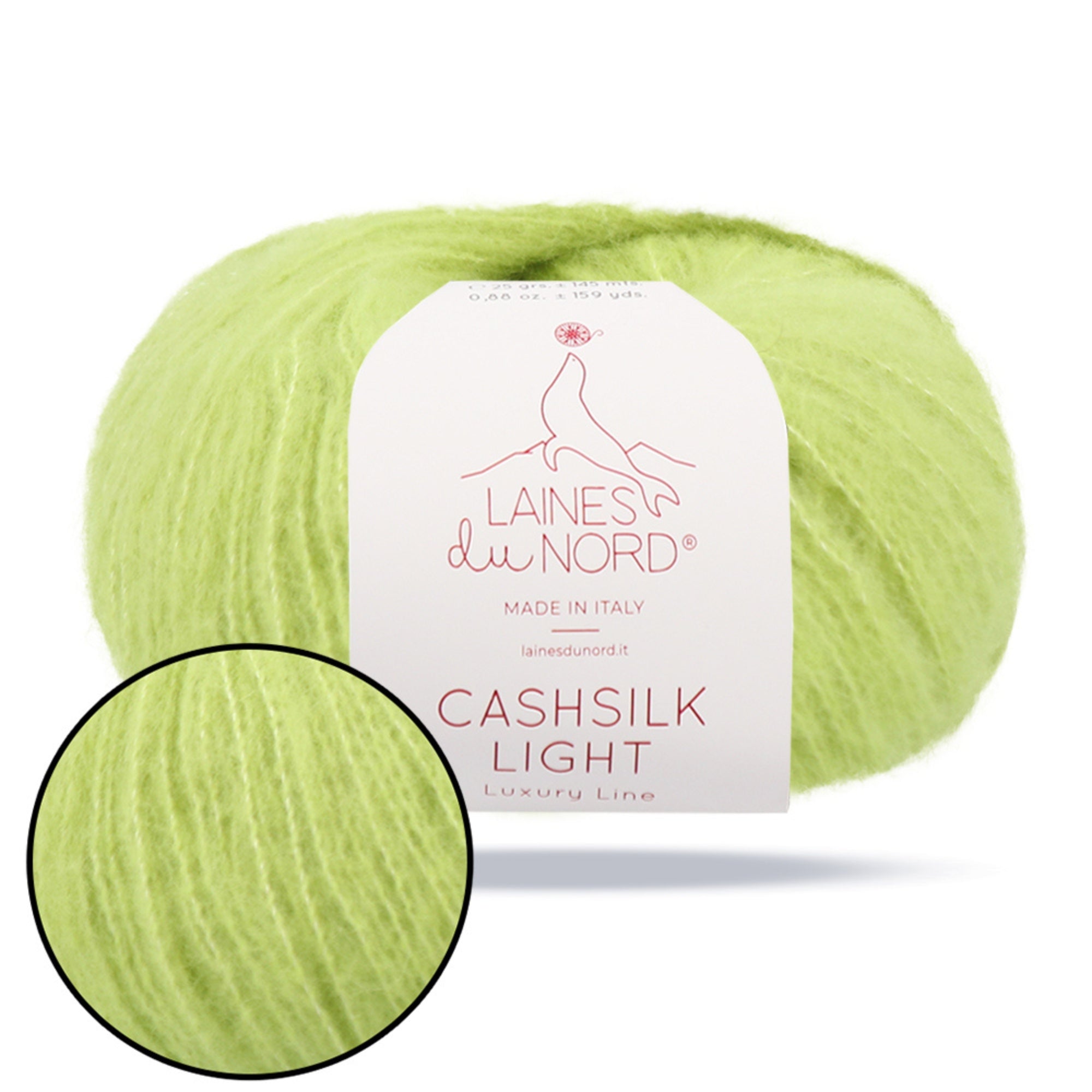 Laines du Nord Cashsilk Light, 0.88 oz / 145 yds