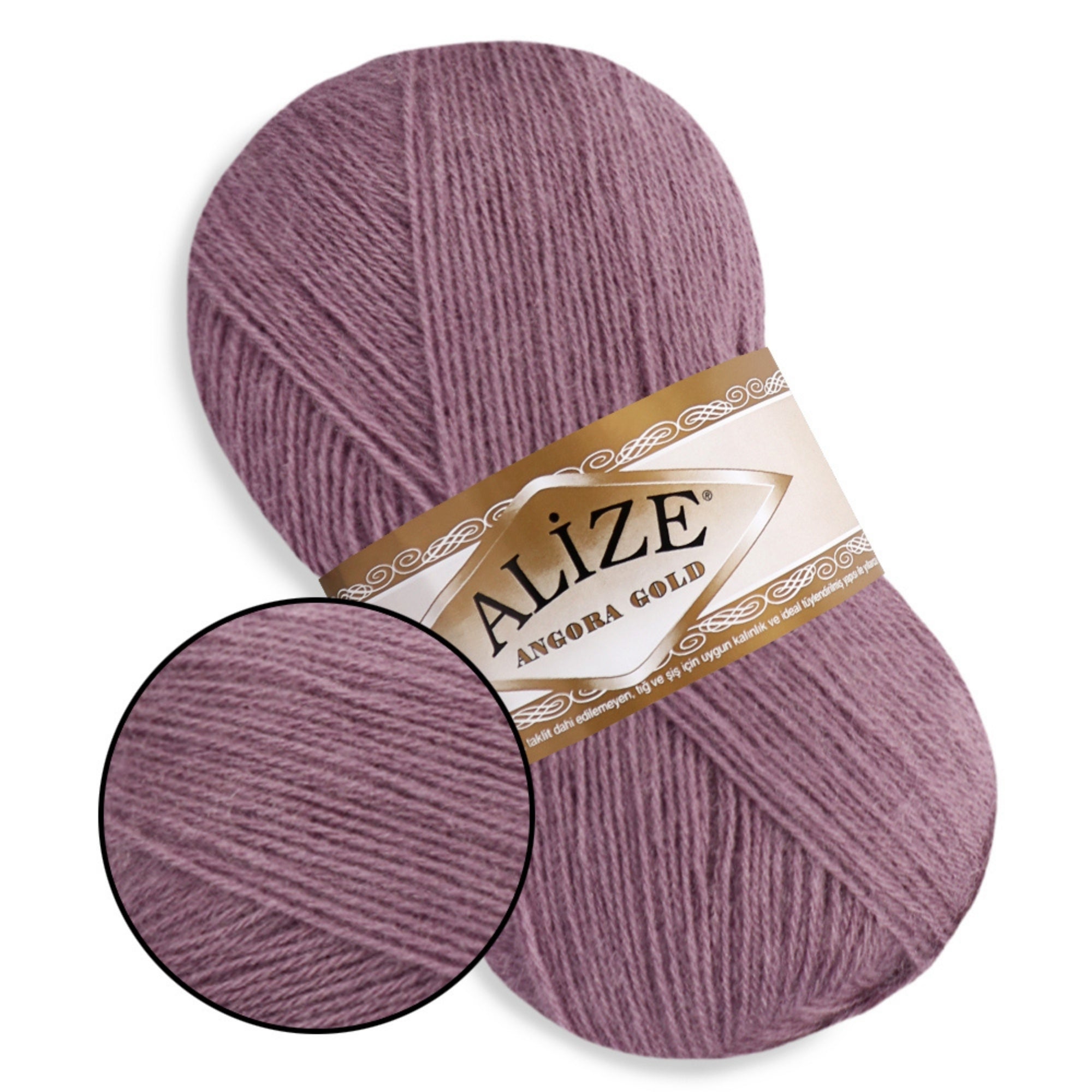 Alize Angora Gold, 56 colors, 3.53 oz / 601 yds