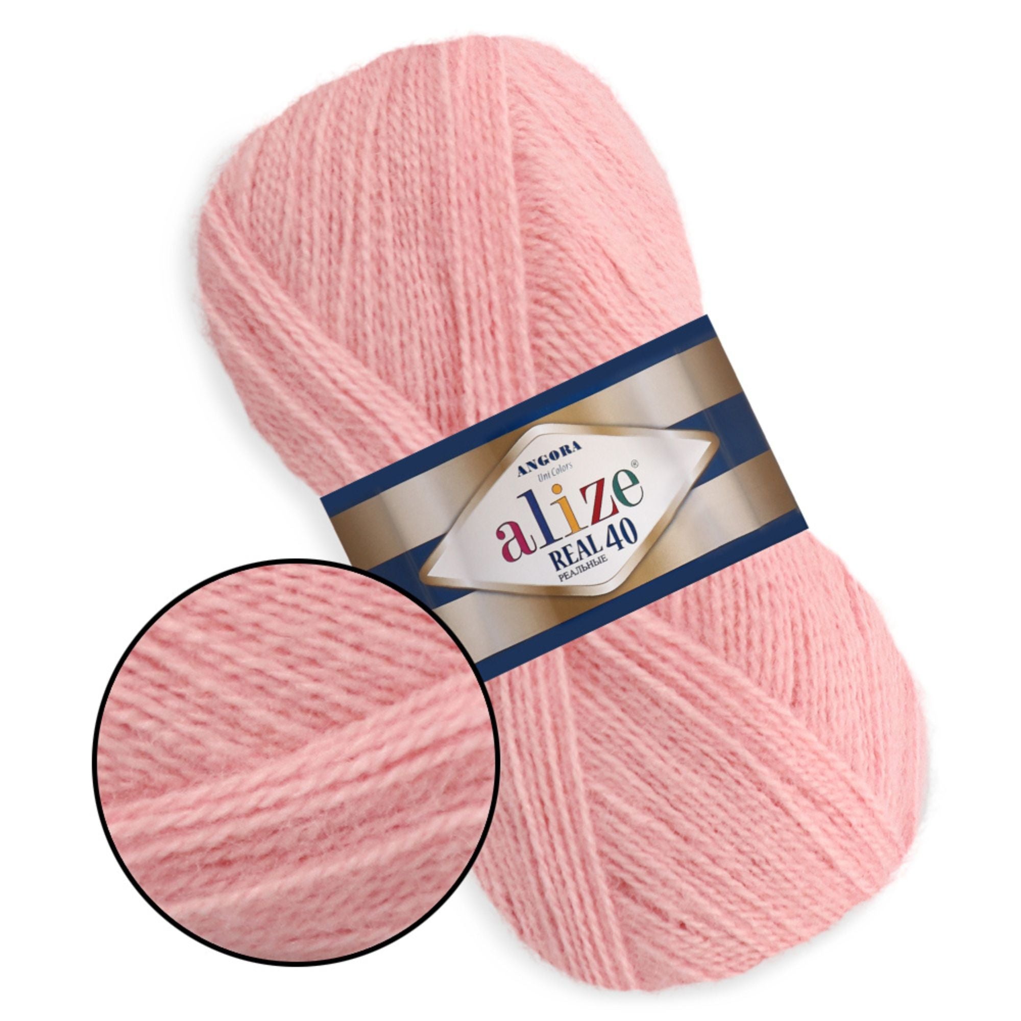 Alize Angora Real 40, 36 colors, 3.5 oz / 525 yds
