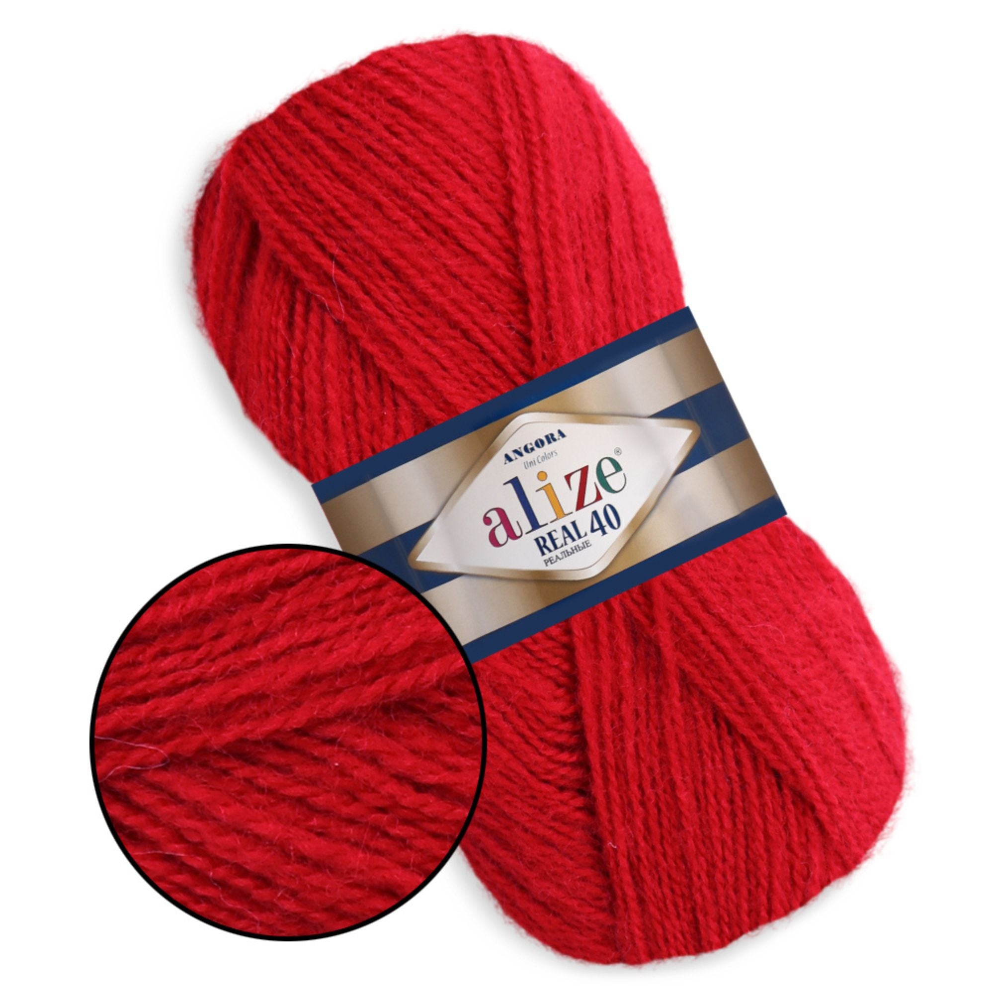 Alize Angora Real 40, 36 colors, 3.5 oz / 525 yds