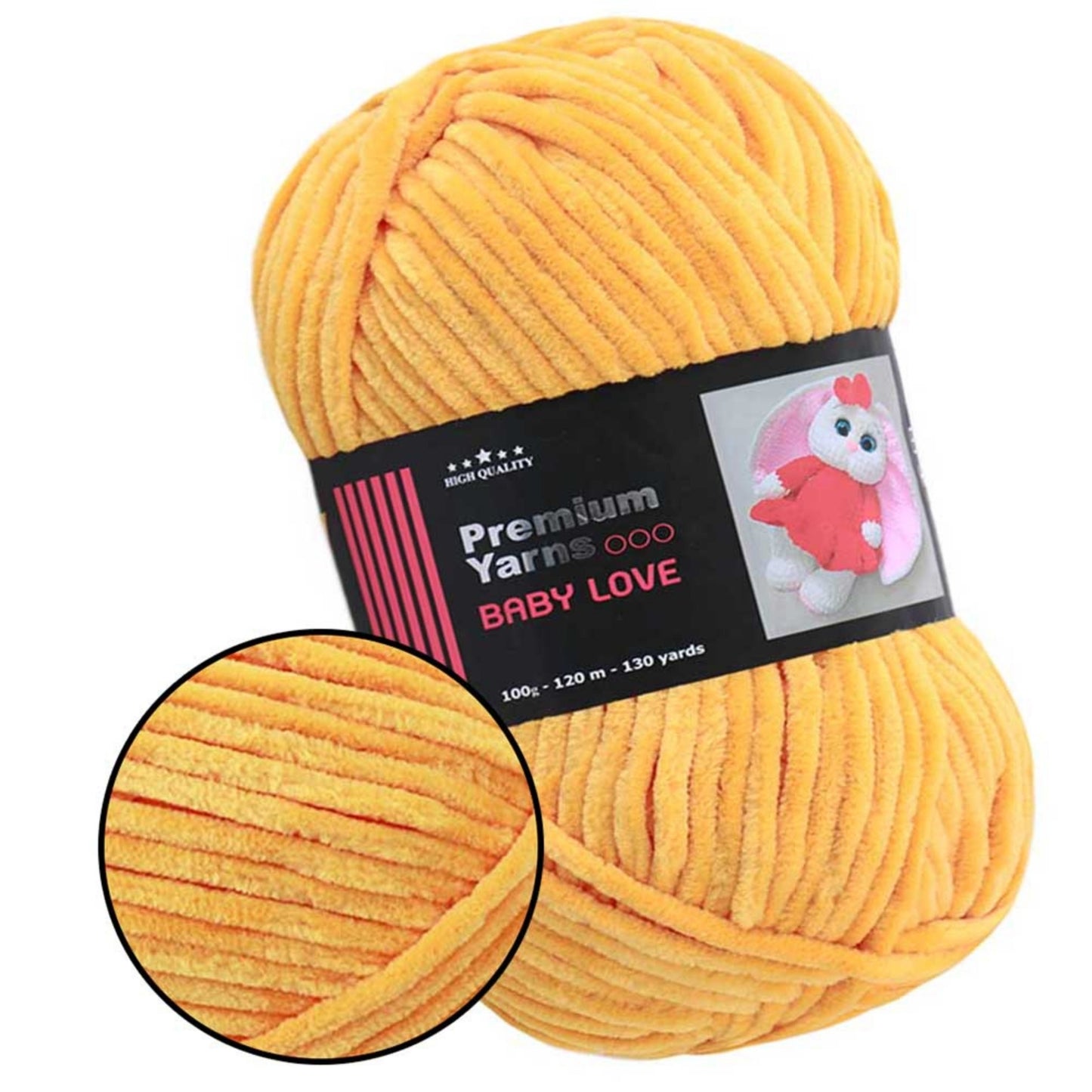 Premium Yarns Baby Love, 40 colors, 3.53 oz / 131 yds