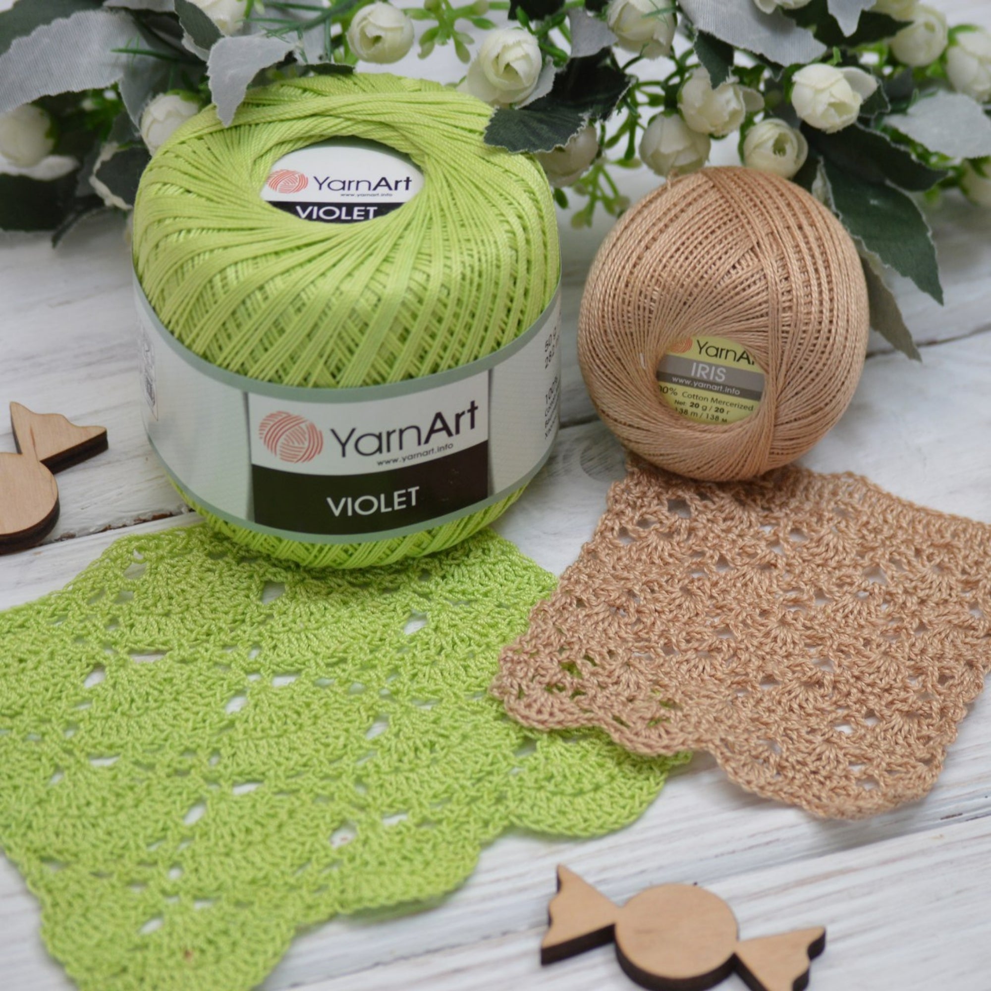 YarnArt Violet, 31 colors, 1.76 oz / 308 yds