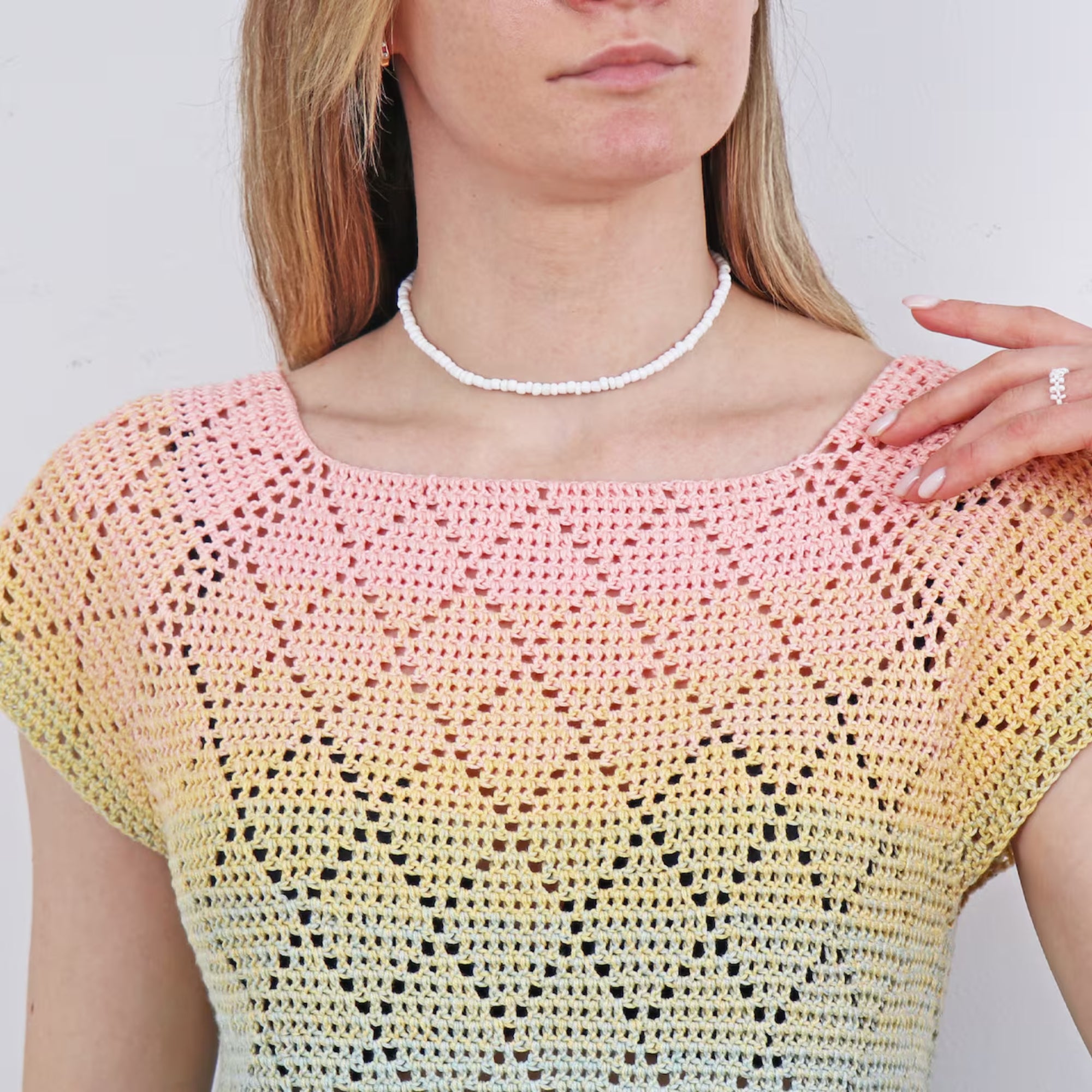 2-in-1 Lace Summer Top Crochet Kit (skill level Beginner)