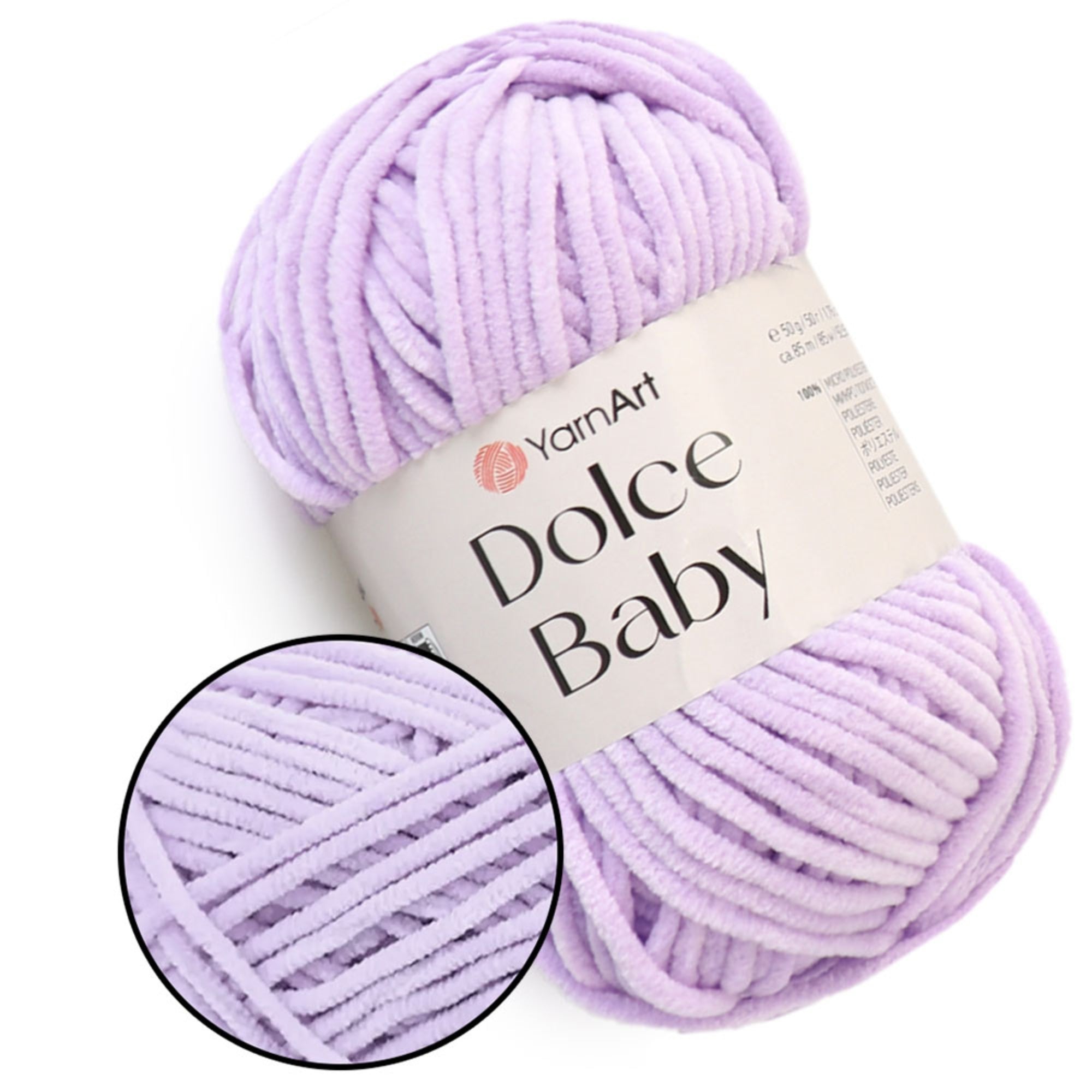 YarnArt Dolce Baby, 29 colors, 1.76 oz / 93 yds
