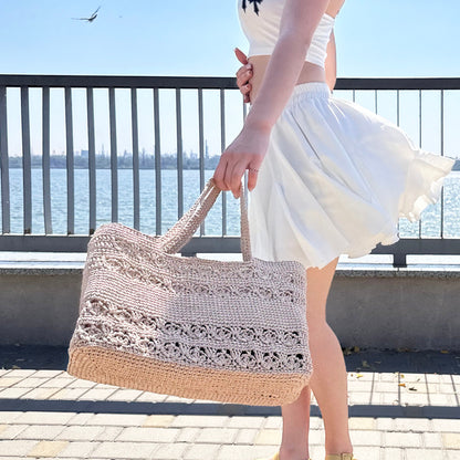 CAPRI BEACH SET Crochet Pattern (skill level intermediate)