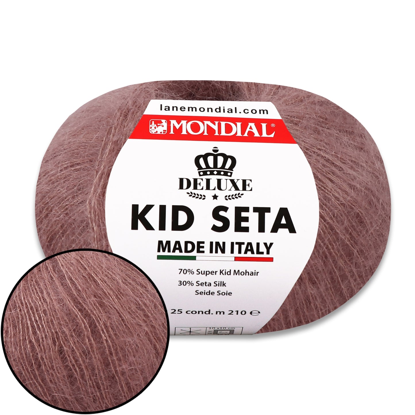 Mondial Kid Seta, 27 colors, 0.88 oz / 230 yds