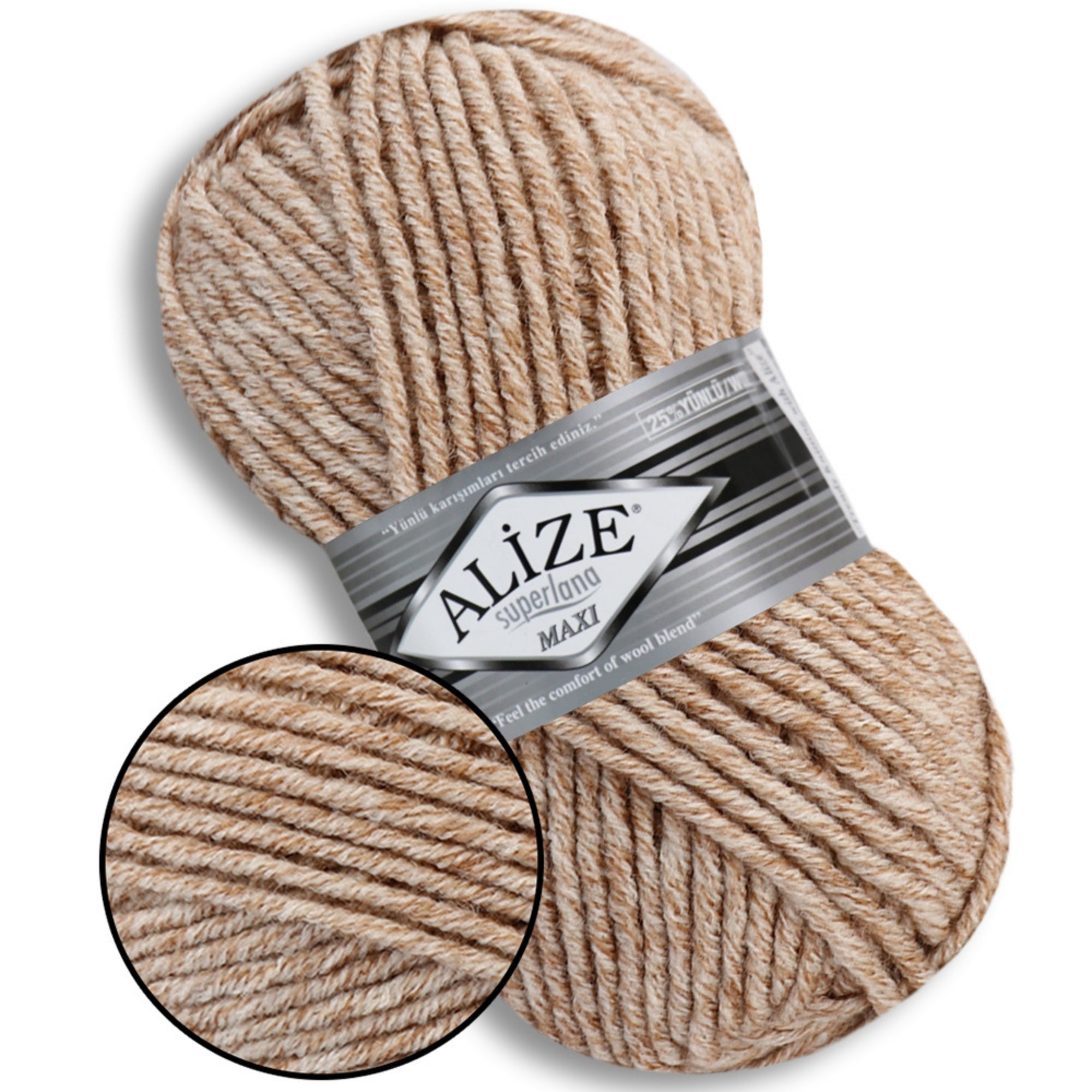 Alize Super Lana Maxi, 3.53 oz / 109 yds