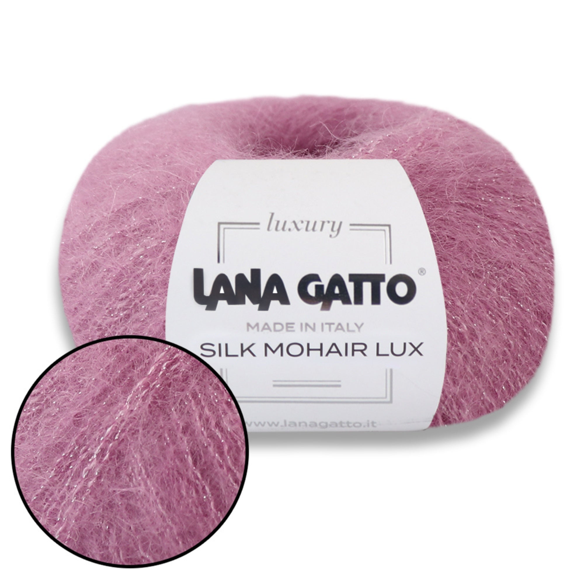 Lana Gatto Silk Mohair Lux, 7 colors, 0.88 oz / 230 yds