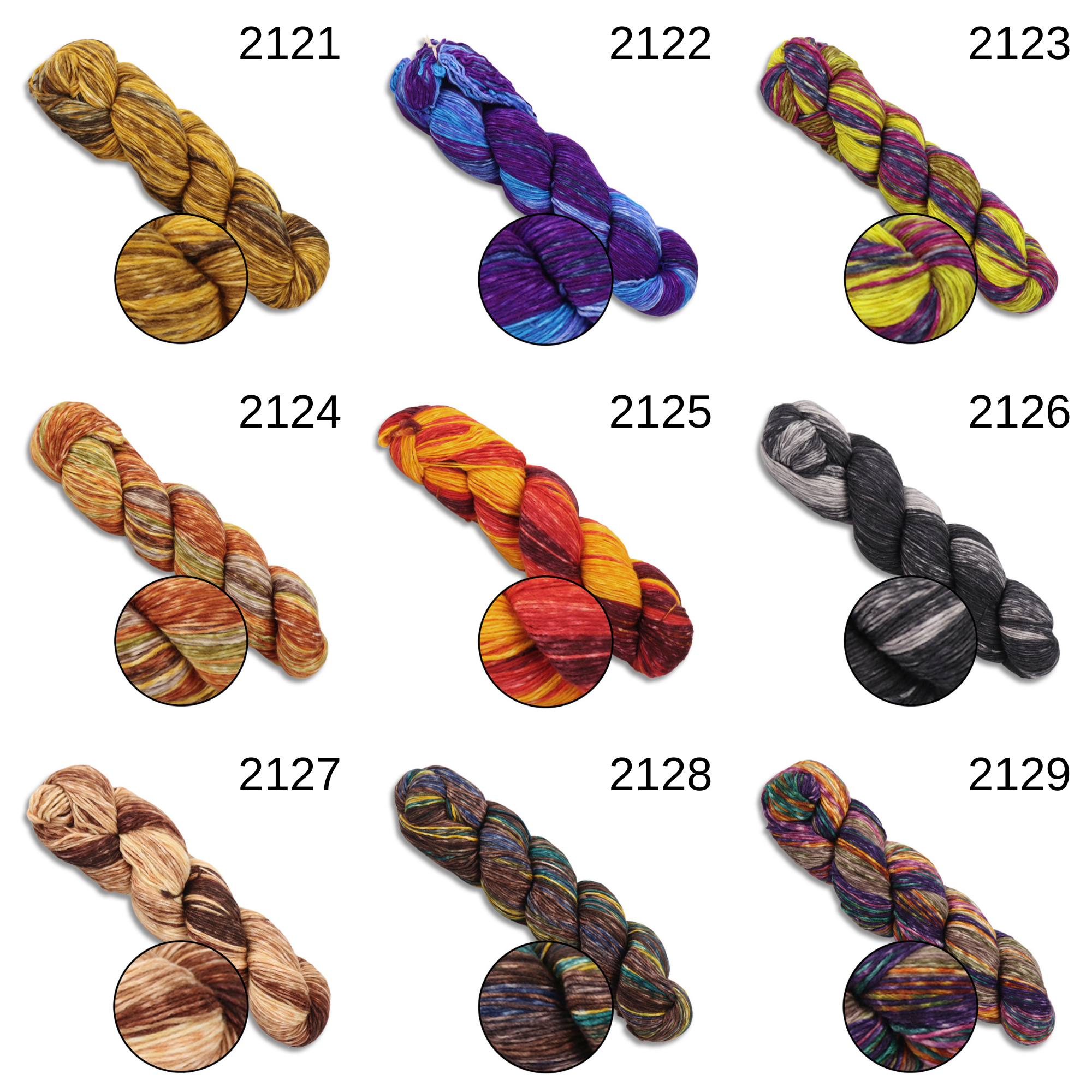 Sock Yarn Hand Dyed 3.53 oz / 437 yds