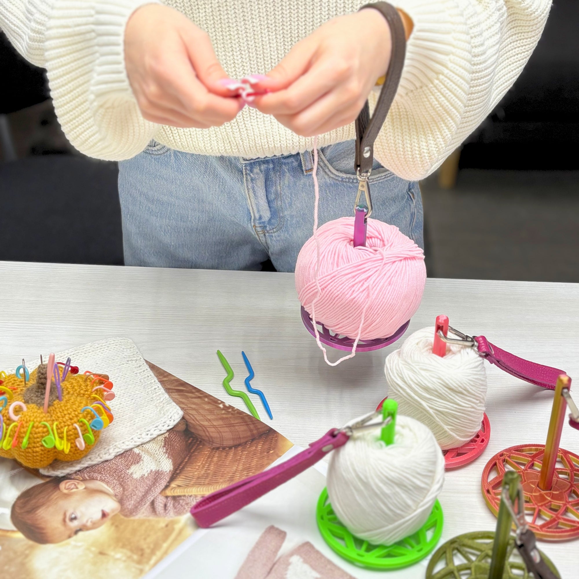 Portable Yarn Holder