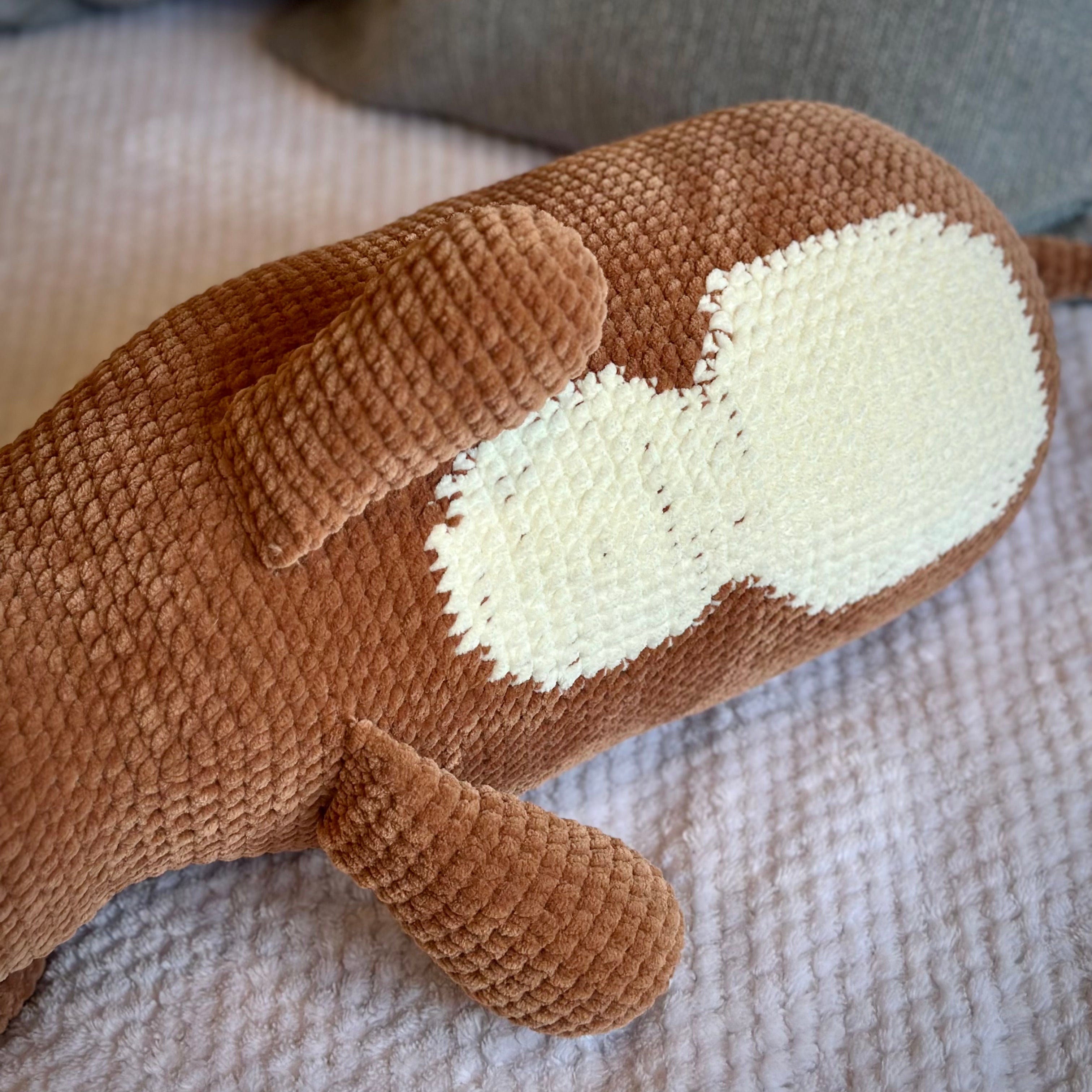 Dog Pillow Crochet Kit (skill level Intermediate)