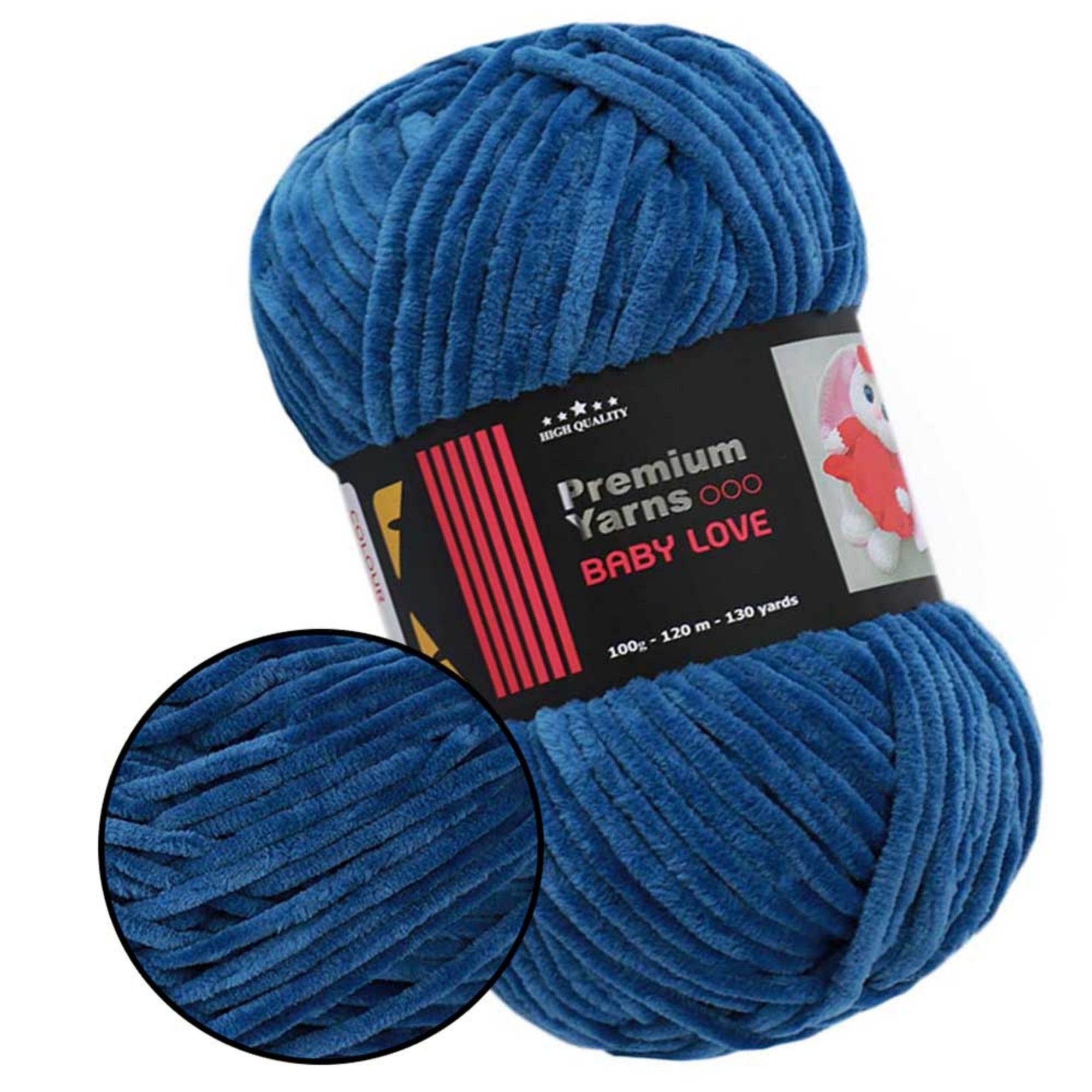 Premium Yarns Baby Love, 40 colors, 3.53 oz / 131 yds